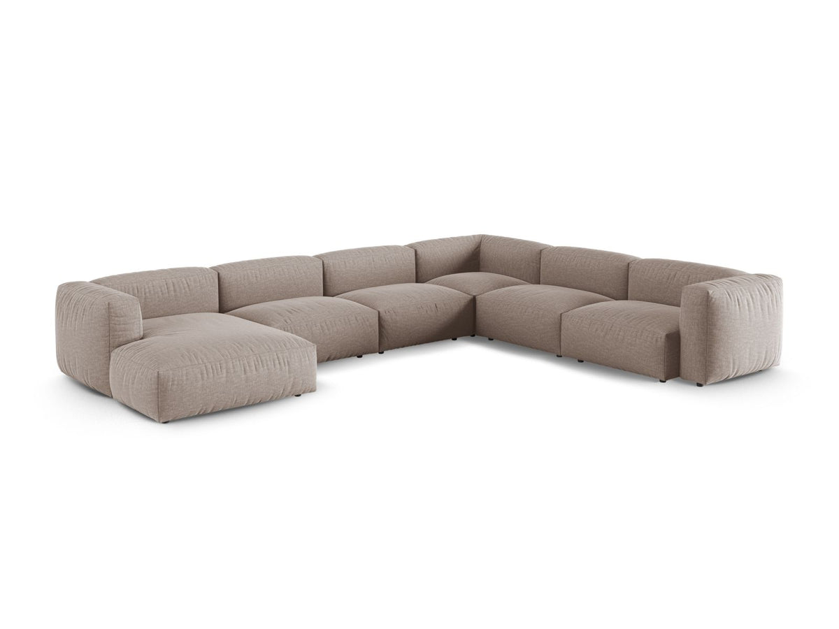 6-Sitzer Ecksofa rechts XL Martina in Dark Beige-Boston präsentiert im Onlineshop von KAQTU Design AG. Ecksofa rechts ist von Micadoni