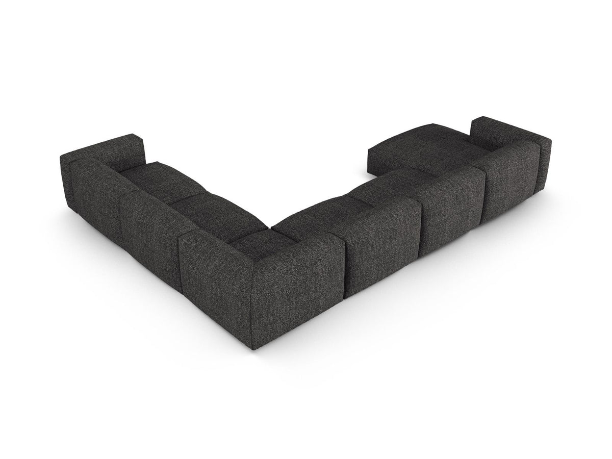 6-Sitzer XL Modular Ecksofa rechts Martina in Anthracite-Monet präsentiert im Onlineshop von KAQTU Design AG. Ecksofa rechts ist von Micadoni