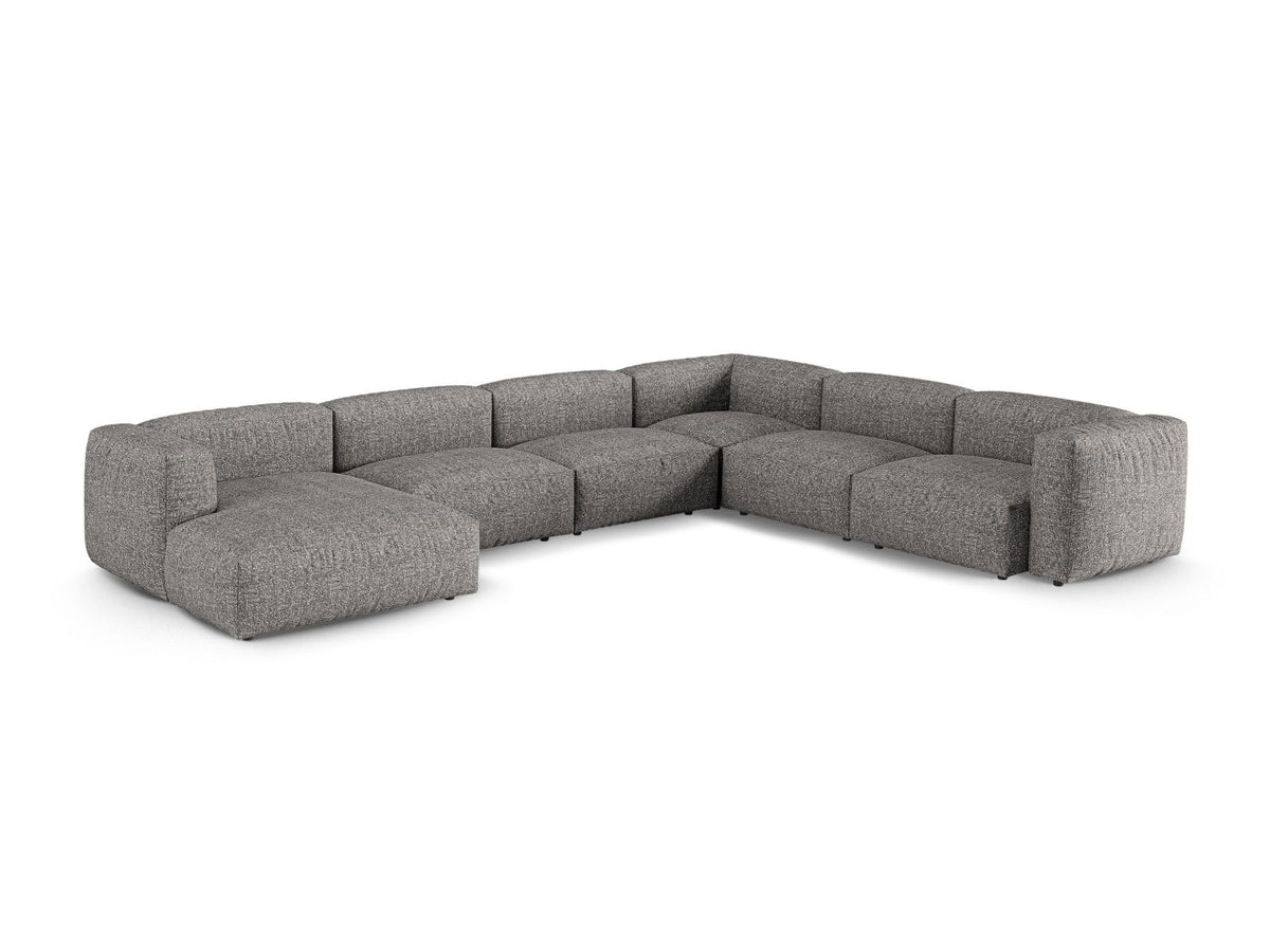 6-Sitzer XL Modular Ecksofa rechts Martina in Graphite-Monet präsentiert im Onlineshop von KAQTU Design AG. Ecksofa rechts ist von Micadoni