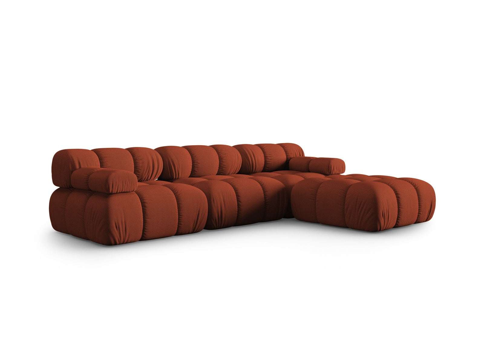 Elegantes Bellis Modulares Sofa in Brick-Sonic, 4-Sitzer, 188 cm, rechtsseitig, ideal für stilvolle Wohnräume.