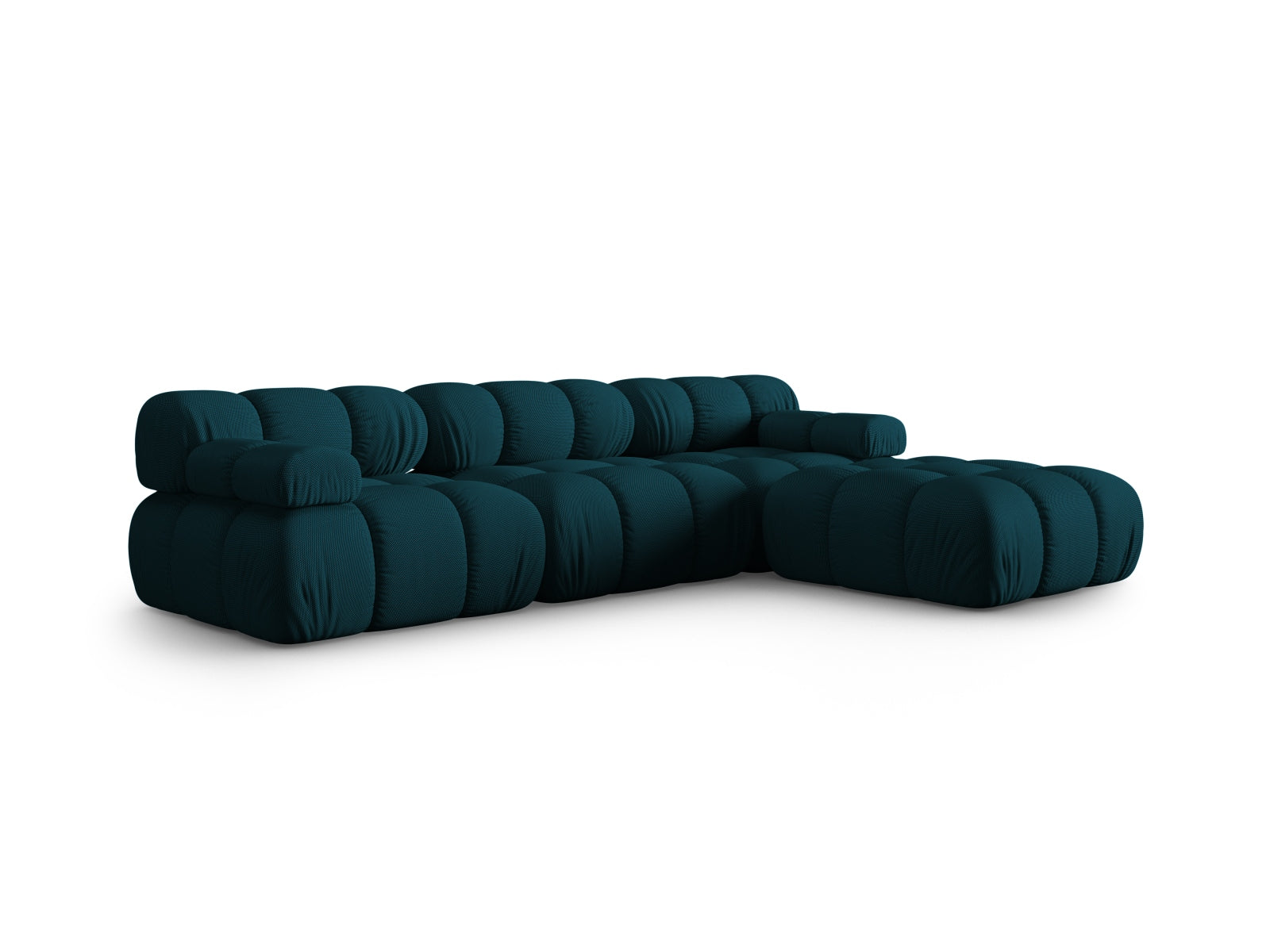 Elegantes Bellis Modulares Sofa in Navy Blue, 4-Sitzer, 188 cm, rechtsseitig, ideal für stilvolle Wohnräume.