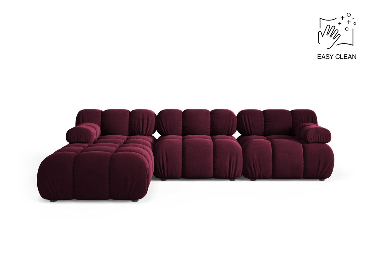 4-Sitzer Modular Sofa Bellis in Burgundy-Venus präsentiert im Onlineshop von KAQTU Design AG. 4er Sofa ist von Micadoni