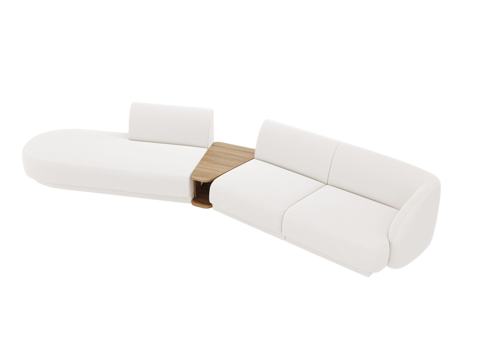 Entdecken Sie das elegante Miley Modulare Sofa links 4 Sitzer von Micadoni – perfekt für stilvolle Wohnräume und höchsten Komfort.