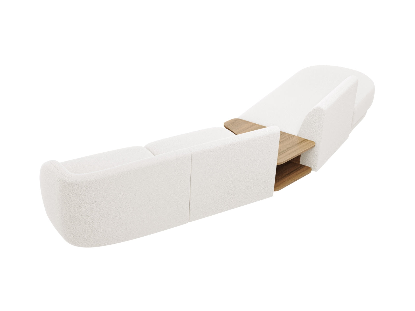 Entdecken Sie das elegante Miley Modulare Sofa links 4 Sitzer von Micadoni – perfekt für stilvolle Wohnräume und gemütliche Abende.
