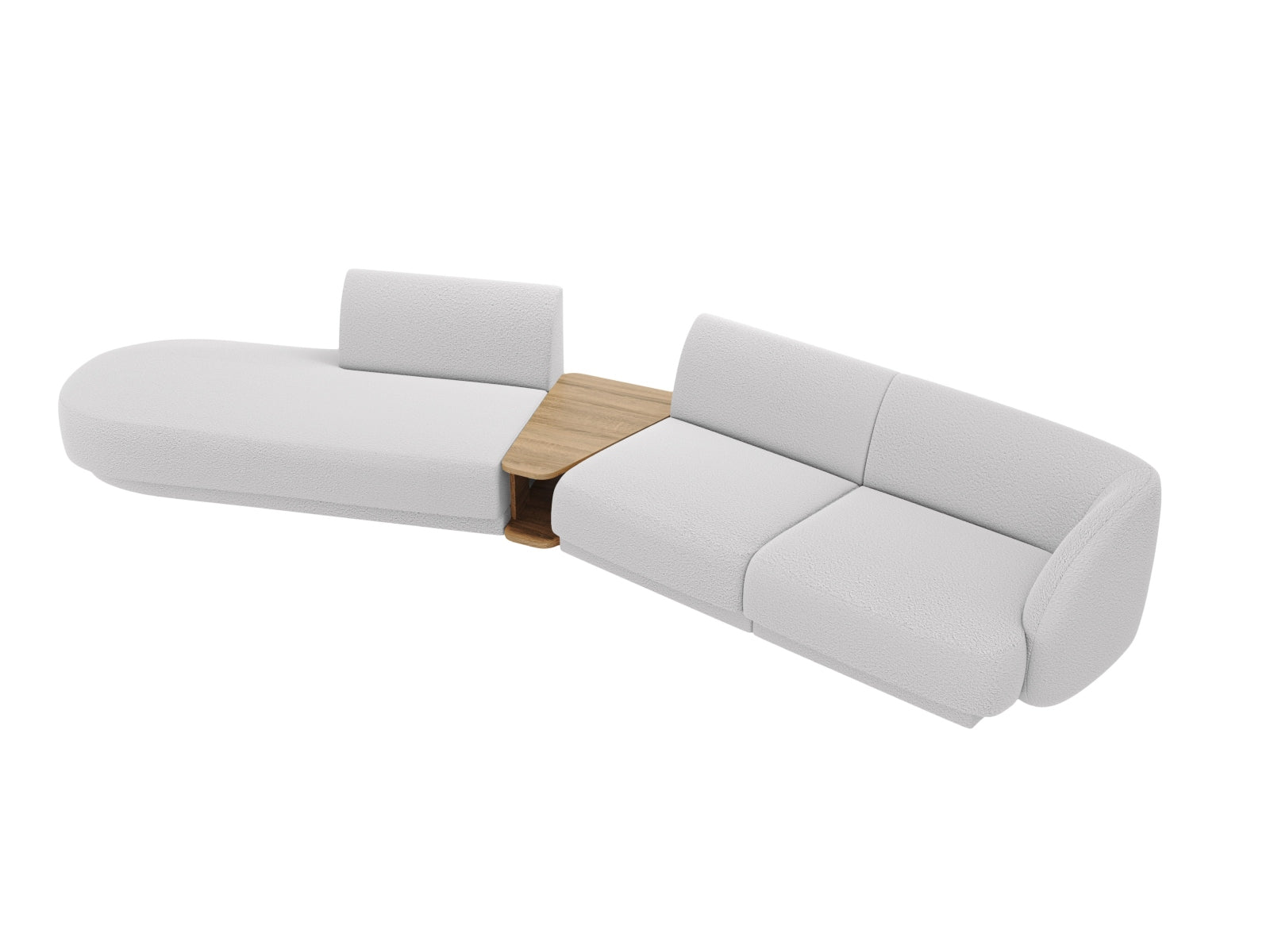 Entdecken Sie das Miley Modulare Sofa links 4 Sitzer von Micadoni – stilvoll, komfortabel und anpassbar für Ihr modernes Zuhause.