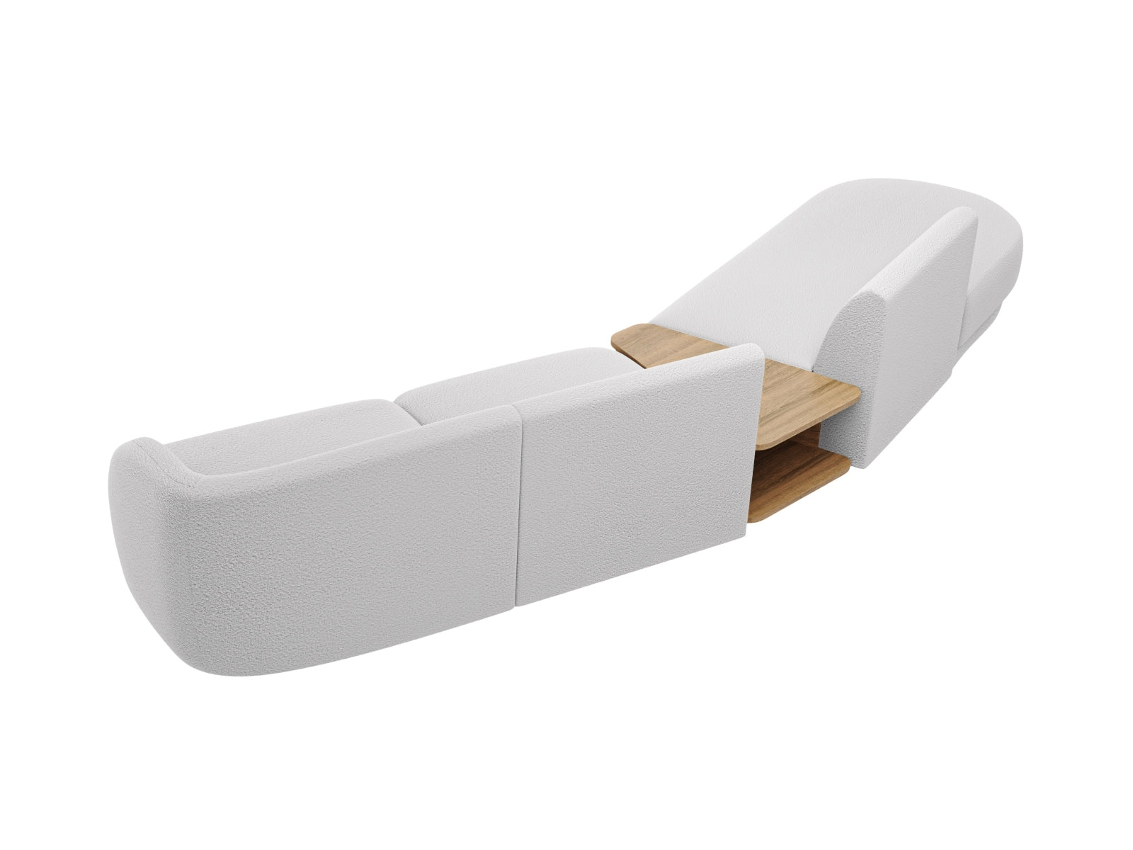Entdecken Sie das Miley Modulare Sofa links 4 Sitzer von Micadoni – stilvoll, anpassbar und perfekt für entspannte Stunden mit Familie und Freunden.