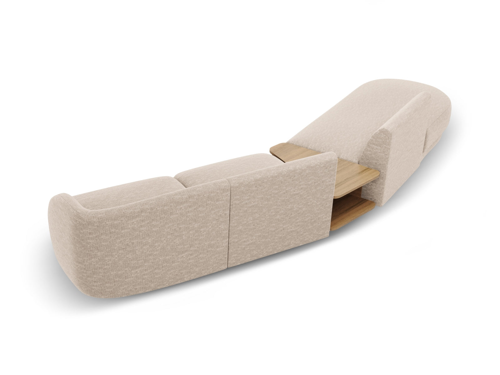 Erleben Sie das vielseitige Miley Modulare Sofa links 4 Sitzer von Micadoni – ideal für Komfort und individuelles Wohndesign in Ihrem Zuhause.