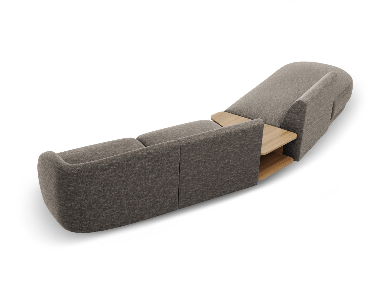Erleben Sie das vielseitige Miley Modulare Sofa links 4 Sitzer von Micadoni – ideal für Komfort und individuelles Wohndesign in Ihrem Zuhause.
