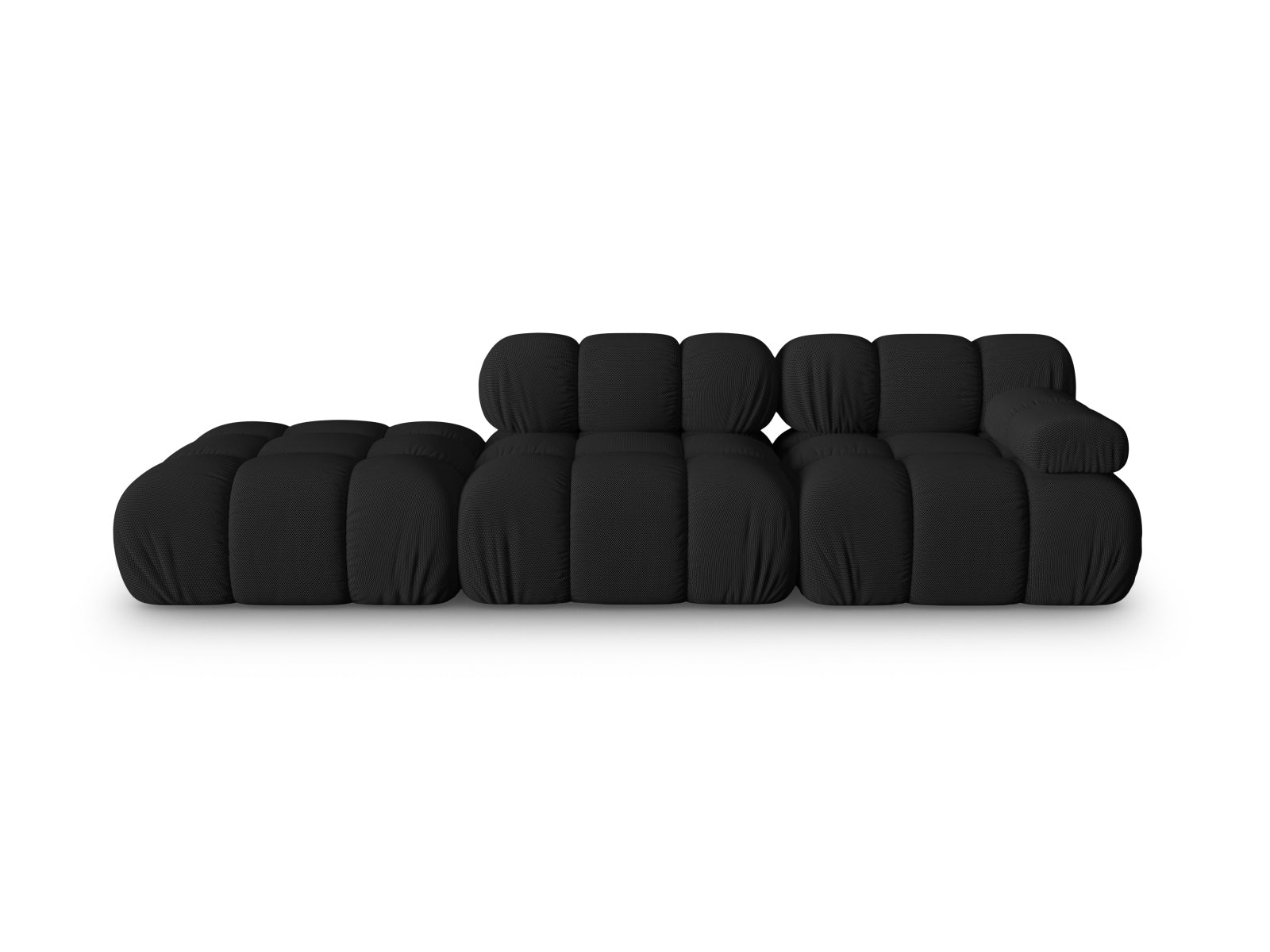 Bellis Modulares Sofa links 4 Sitzer 94cm in Black-Sonic präsentiert im Onlineshop von KAQTU Design AG. L-Sofa links ist von Micadoni