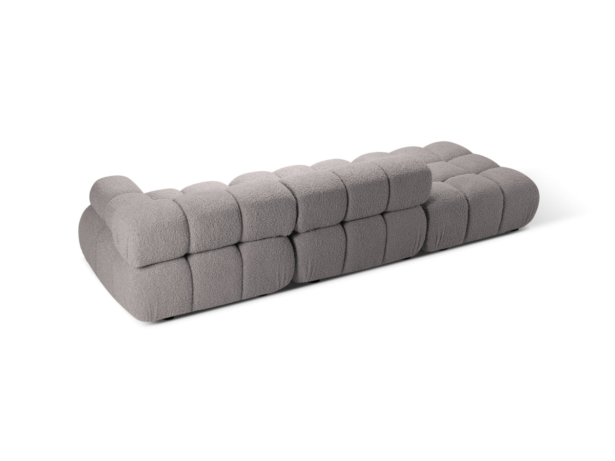 Bellis Boucle modulares Sofa links 4 Sitzer 94cm in Light Grey-Rolf präsentiert im Onlineshop von KAQTU Design AG. L-Sofa links ist von Micadoni