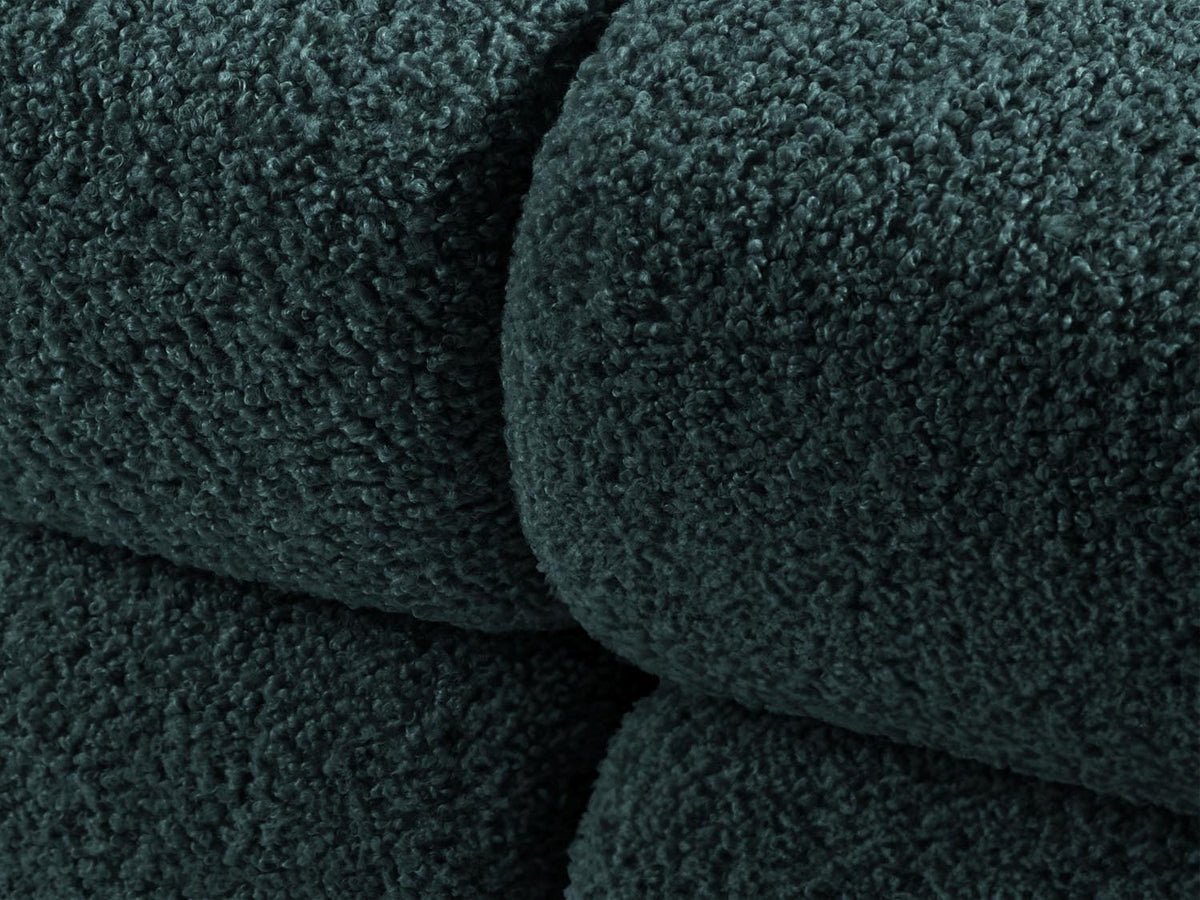 Bellis Boucle modulares Sofa links 4 Sitzer 94cm in Petrol-Rolf präsentiert im Onlineshop von KAQTU Design AG. L-Sofa links ist von Micadoni