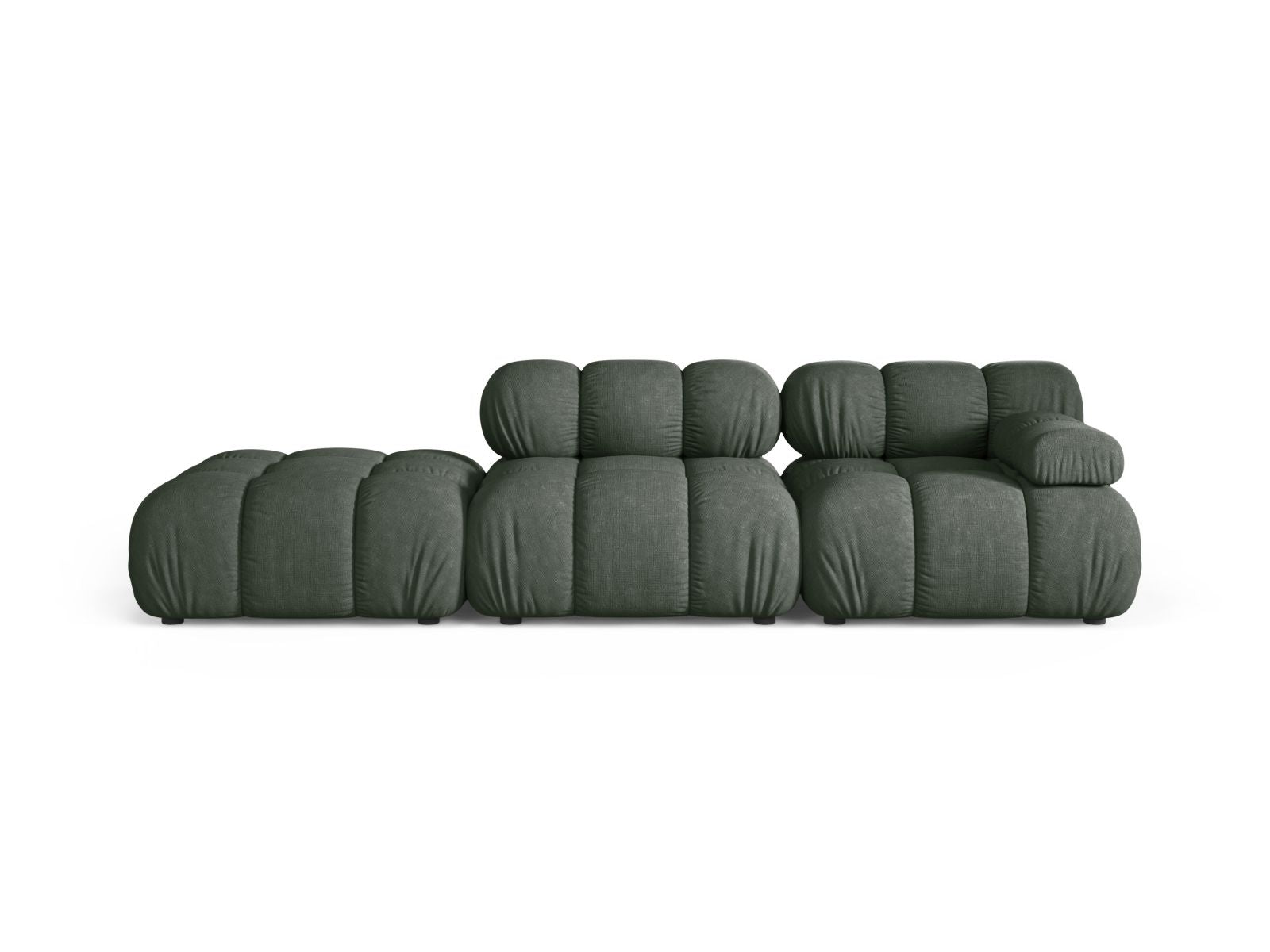 4-Sitzer Modulares Sofa links Bellis in Moss Green-Liberty präsentiert im Onlineshop von KAQTU Design AG. 4er Sofa ist von Micadoni