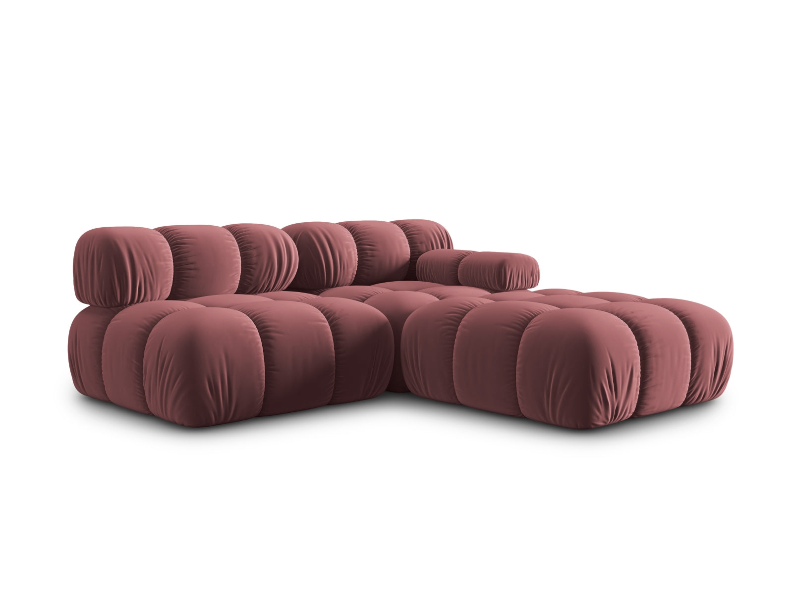 Entdecken Sie das Bellis Velour Sofa von Micadoni – ein elegantes, modulares 4-Sitzer Sofa, das Komfort und Stil in Ihr Zuhause bringt.