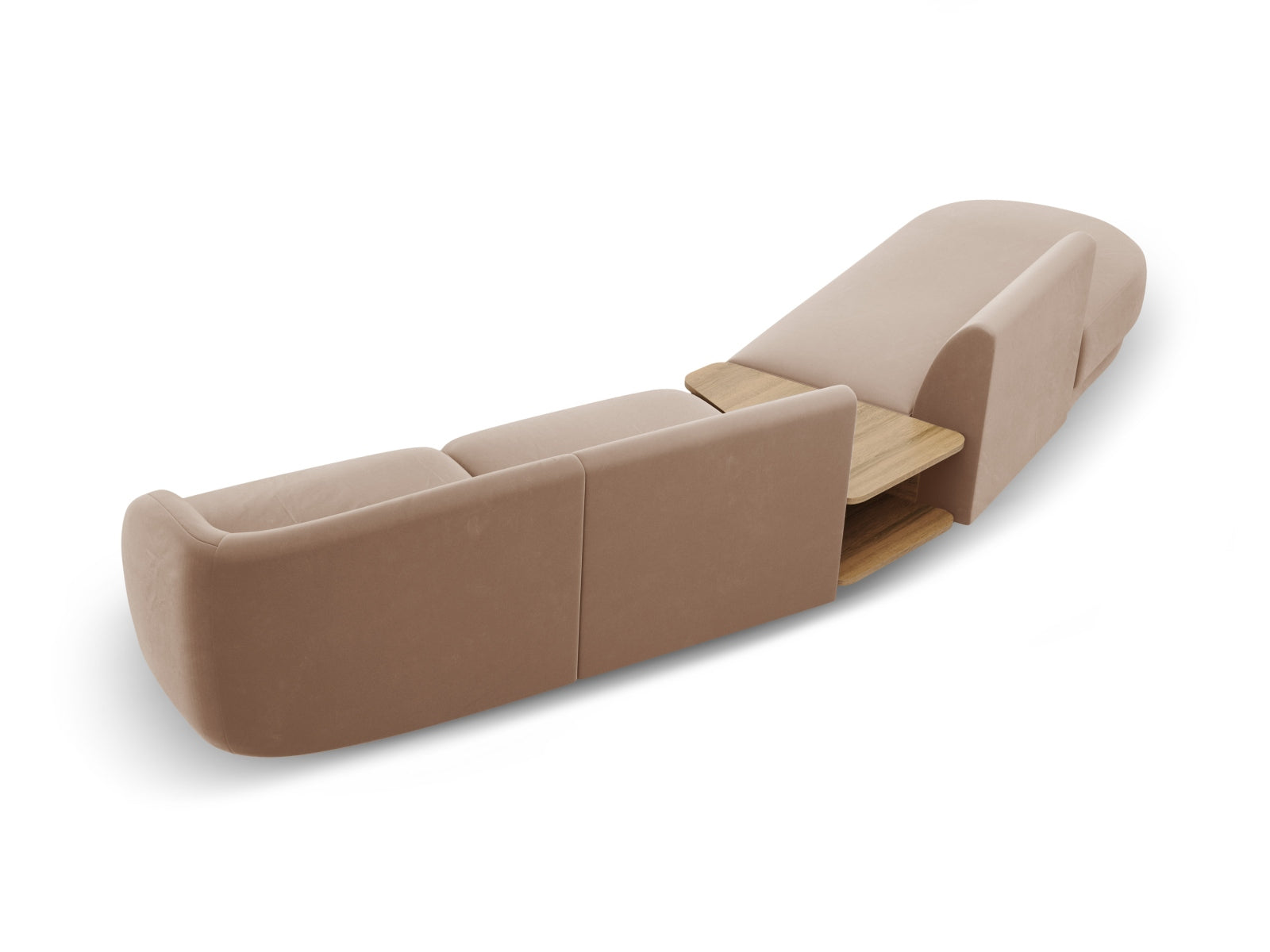 Erleben Sie das Miley Velour Sofa links 4 Sitzer von Micadoni – stilvoll, modular und perfekt für jeden Wohnraum. Komfort trifft auf Eleganz!