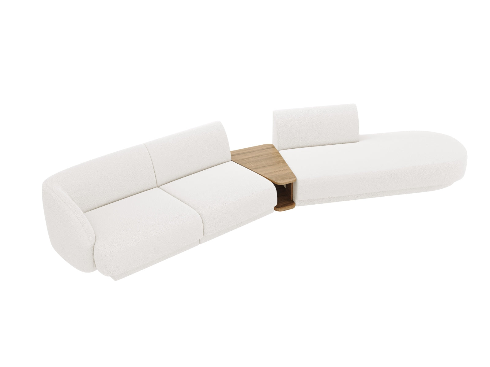 Entdecken Sie das Miley Modulares Sofa rechts 4 Sitzer von Micadoni – stilvoll, komfortabel und perfekt für Ihr modernes Zuhause.