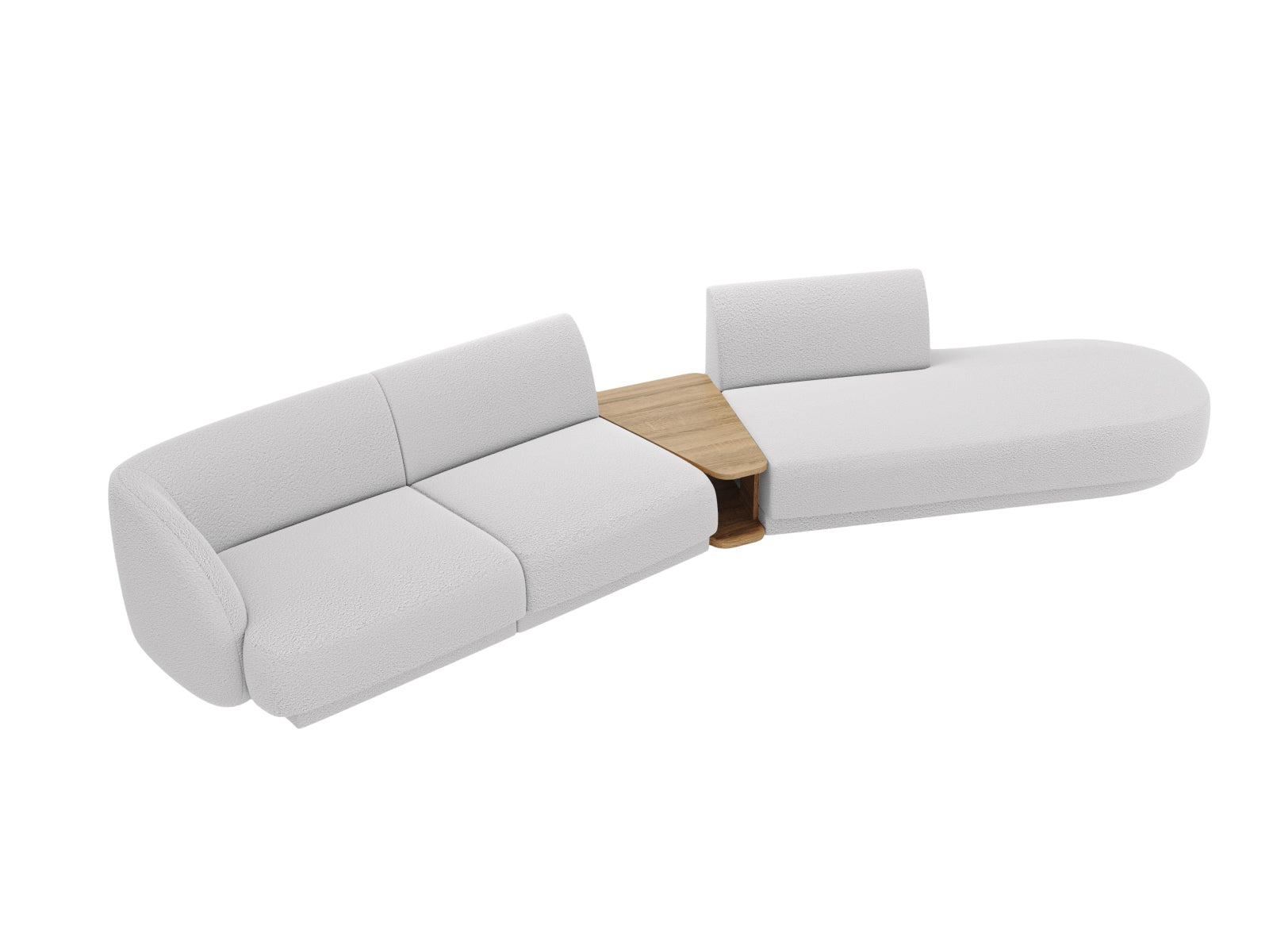 Entdecken Sie das stilvolle Miley Modulares Sofa rechts 4 Sitzer von Micadoni – ideal für modernes Wohnen und höchsten Komfort.