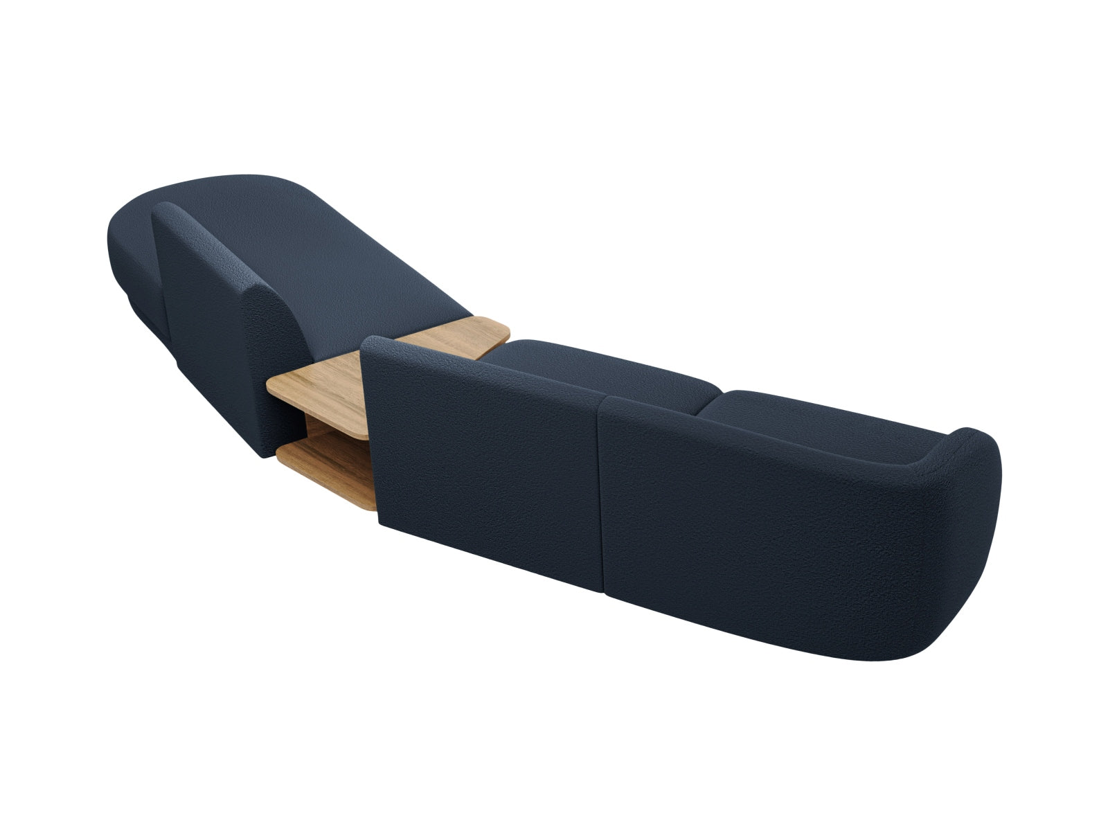 Entdecken Sie das Miley Modulares Sofa rechts 4 Sitzer von Micadoni – ein stilvolles, anpassbares Sofa, das Komfort und Eleganz vereint.
