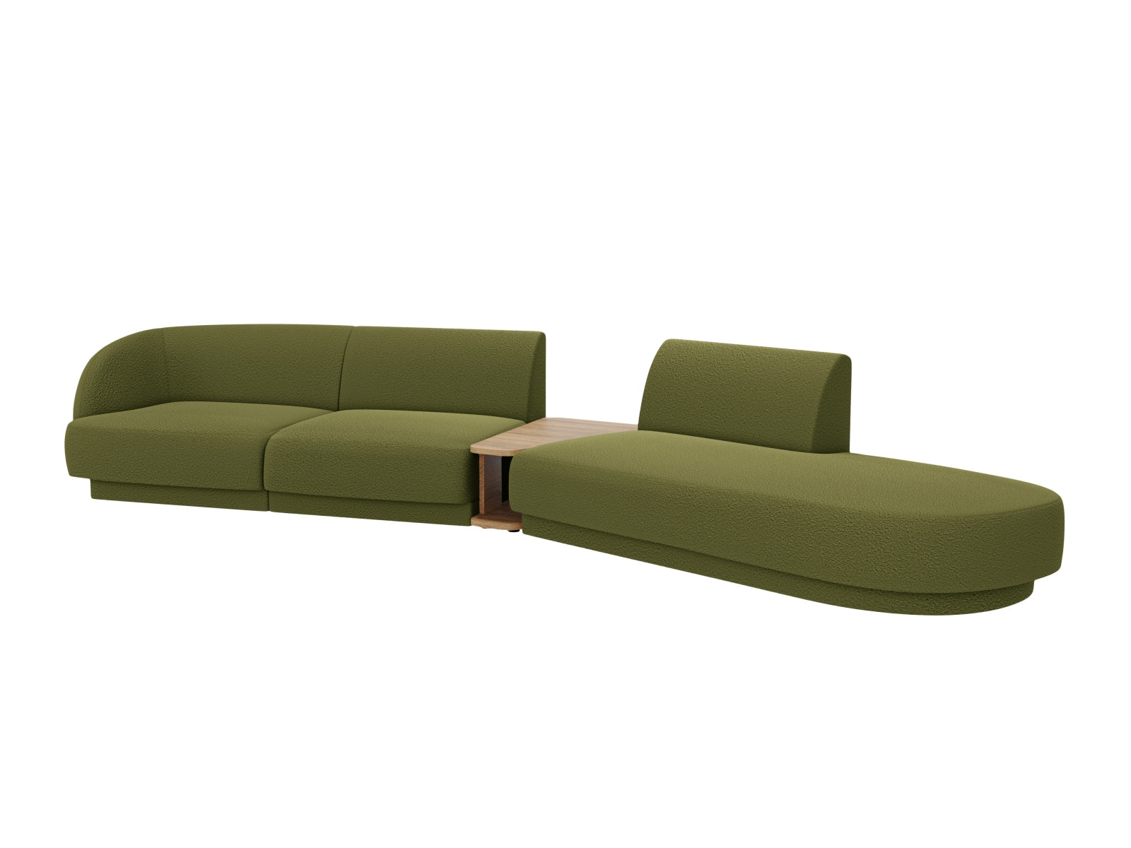 Erleben Sie das Miley Modulares Sofa rechts 4 Sitzer von Micadoni – ein elegantes und anpassbares Möbelstück für Ihr modernes Zuhause.