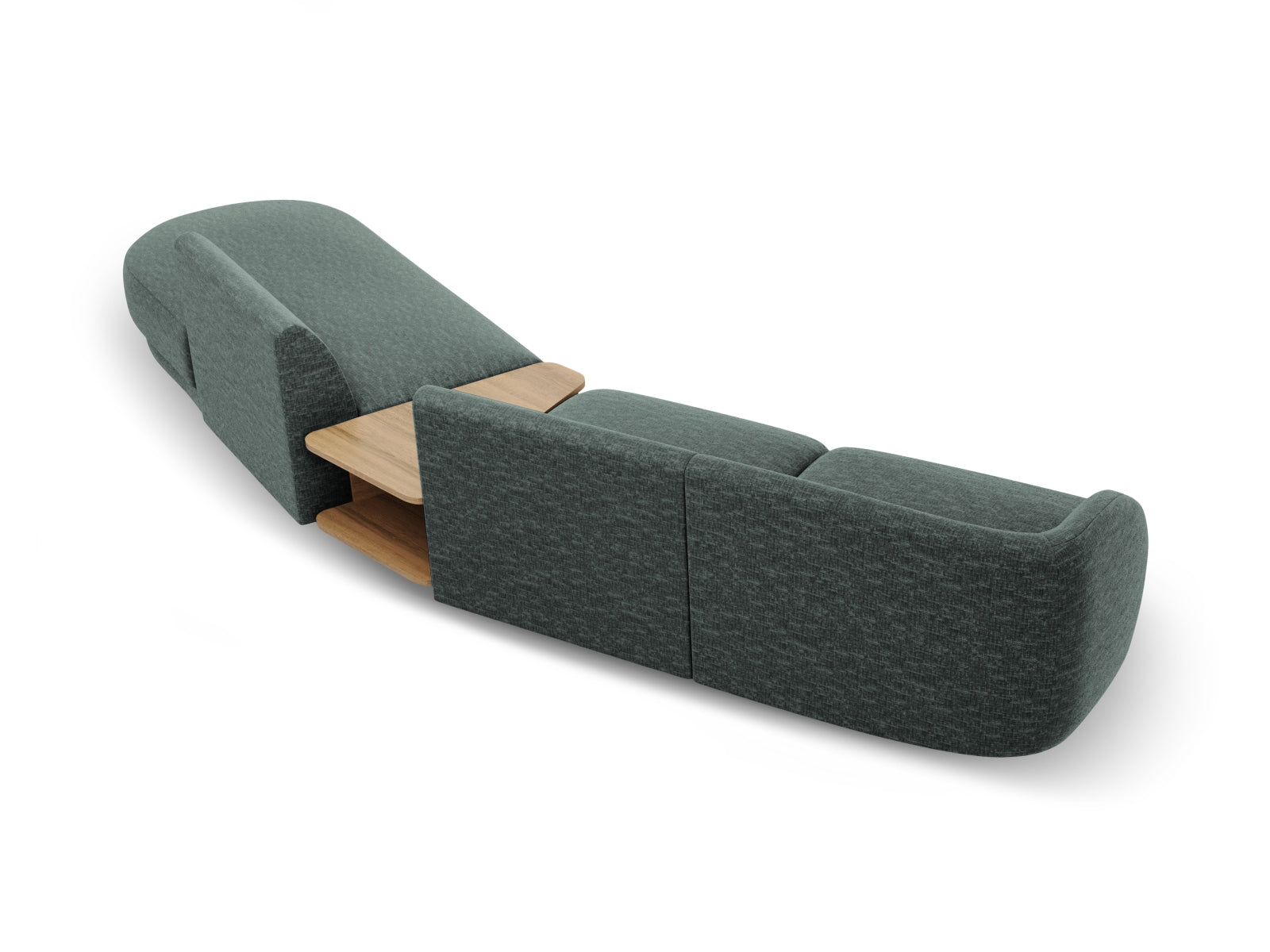 Erleben Sie das Miley Modulares Sofa rechts 4 Sitzer von Micadoni – ein elegantes, flexibles Möbelstück, das Komfort und Stil in Ihr Zuhause bringt.