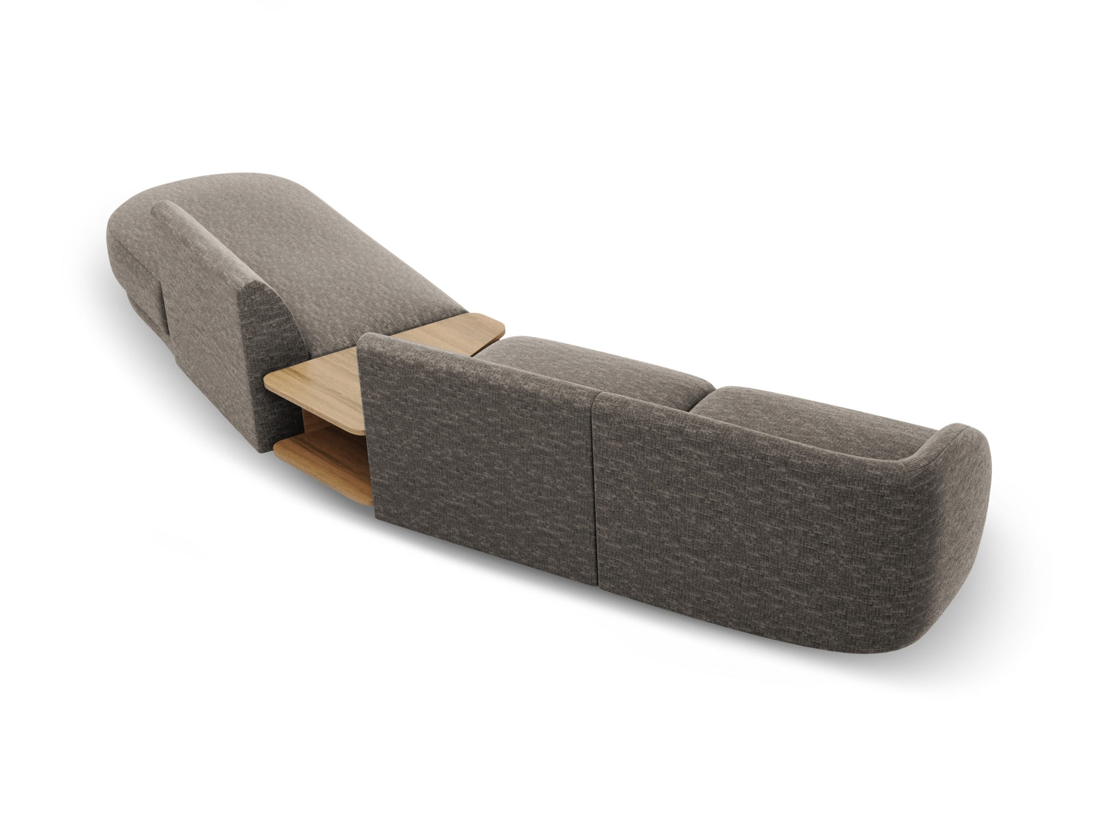 Erleben Sie das Miley Modulares Sofa rechts 4 Sitzer von Micadoni – ein elegantes, anpassbares Sofa, das perfekten Komfort für Ihr Zuhause bietet.