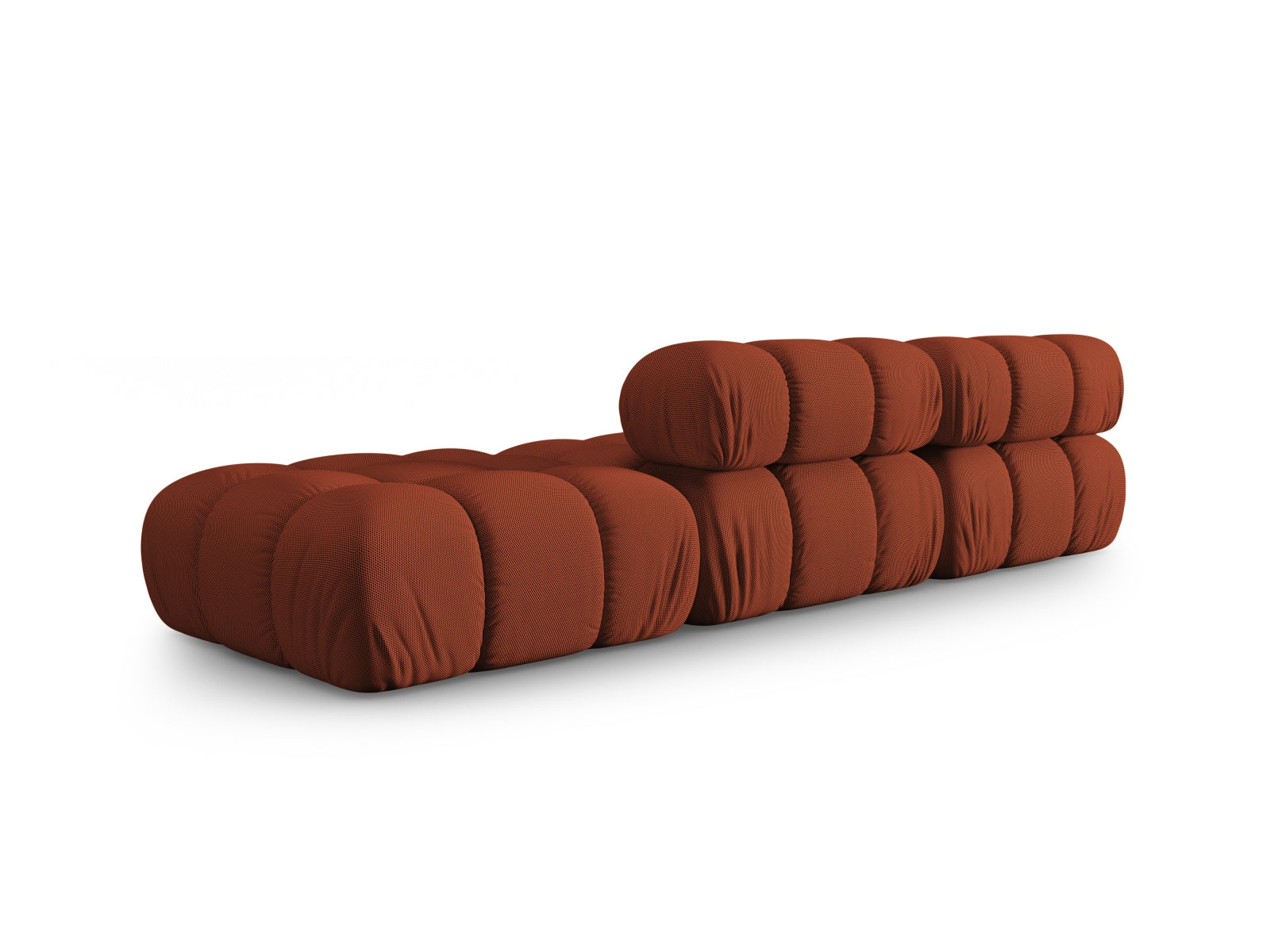 Elegantes Bellis L-Sofa rechts, 4-Sitzer, 94 cm, in stilvollem Brick-Sonic, ideal für zeitgemäße Wohnräume von Micadoni.