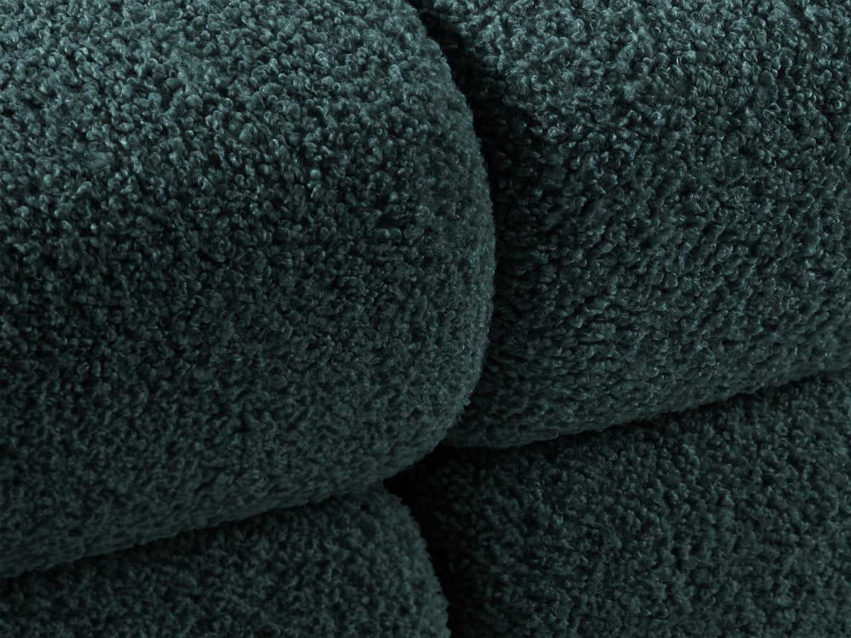 Bellis Boucle modulares Sofa rechts 4 Sitzer 94cm in Petrol-Rolf präsentiert im Onlineshop von KAQTU Design AG. L-Sofa rechts ist von Micadoni