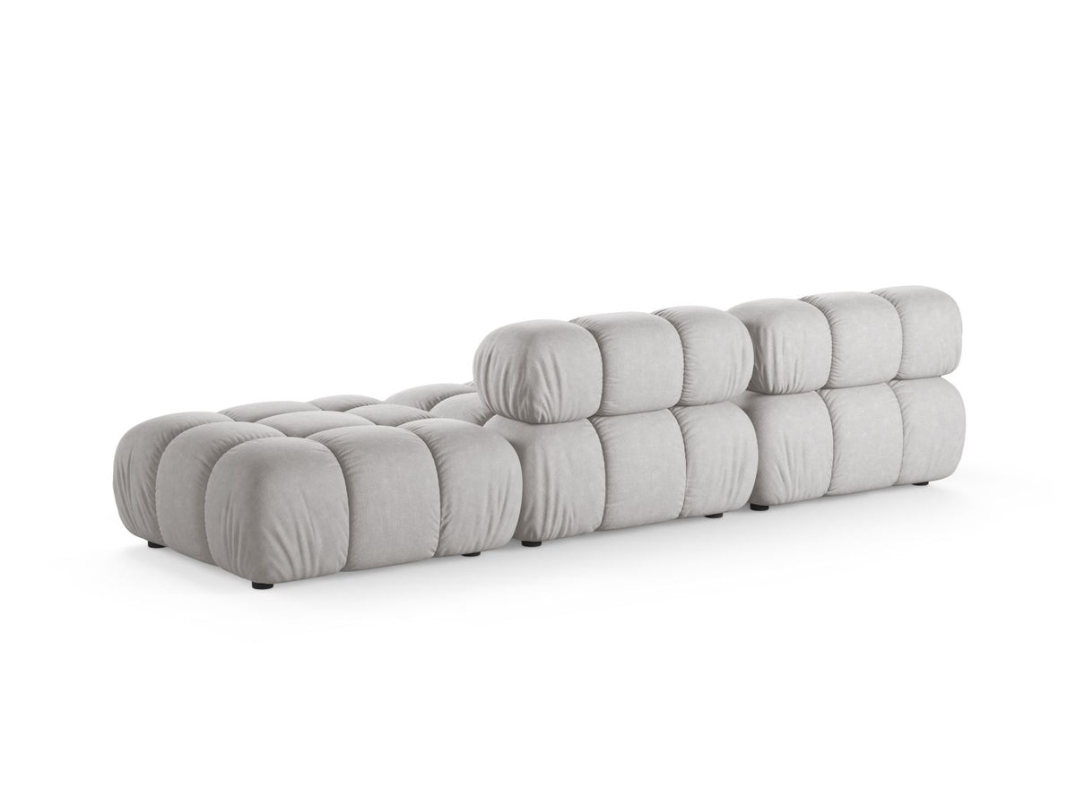 4-Sitzer Modular Sofa rechts Bellis in Light Grey-Liberty präsentiert im Onlineshop von KAQTU Design AG. 4er Sofa ist von Micadoni