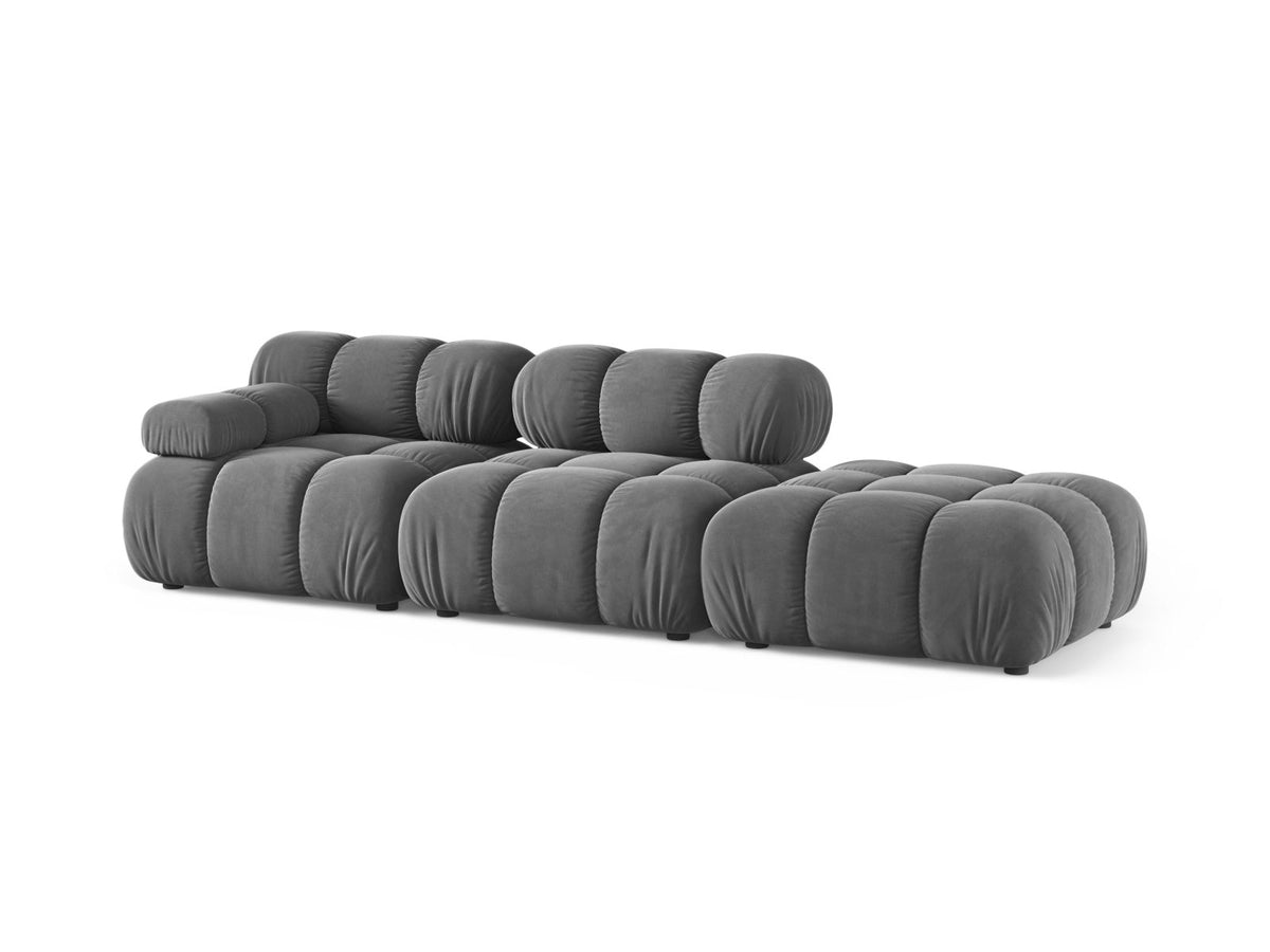 4-Sitzer Modular Sofa rechts Bellis in Light Grey-Venus präsentiert im Onlineshop von KAQTU Design AG. 4er Sofa ist von Micadoni