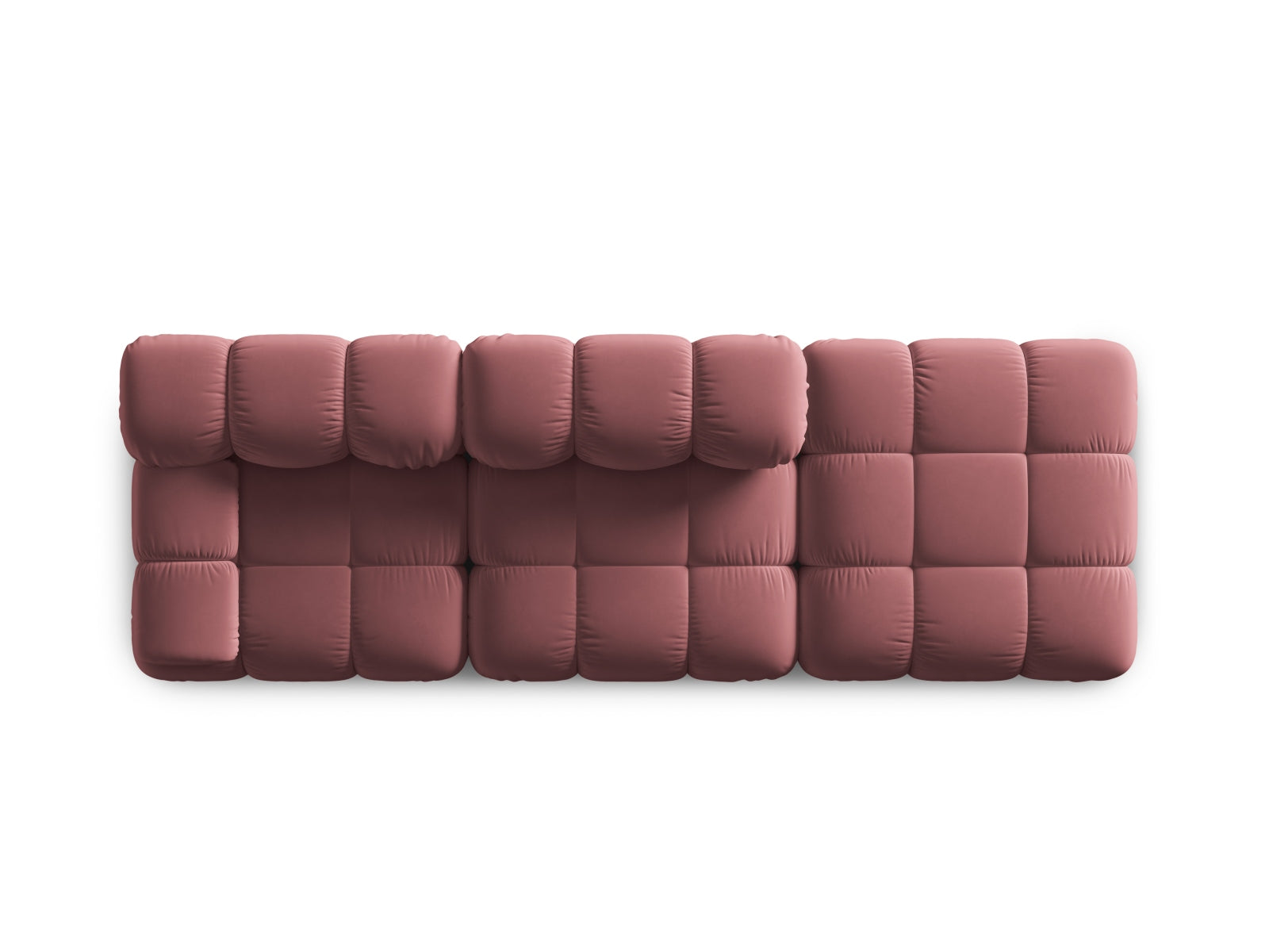 Gestalten Sie Ihr Wohnzimmer mit dem Bellis Velour Sofa von Micadoni – ein stilvolles, modulares 4-Sitzer Sofa, das Komfort und Eleganz vereint.