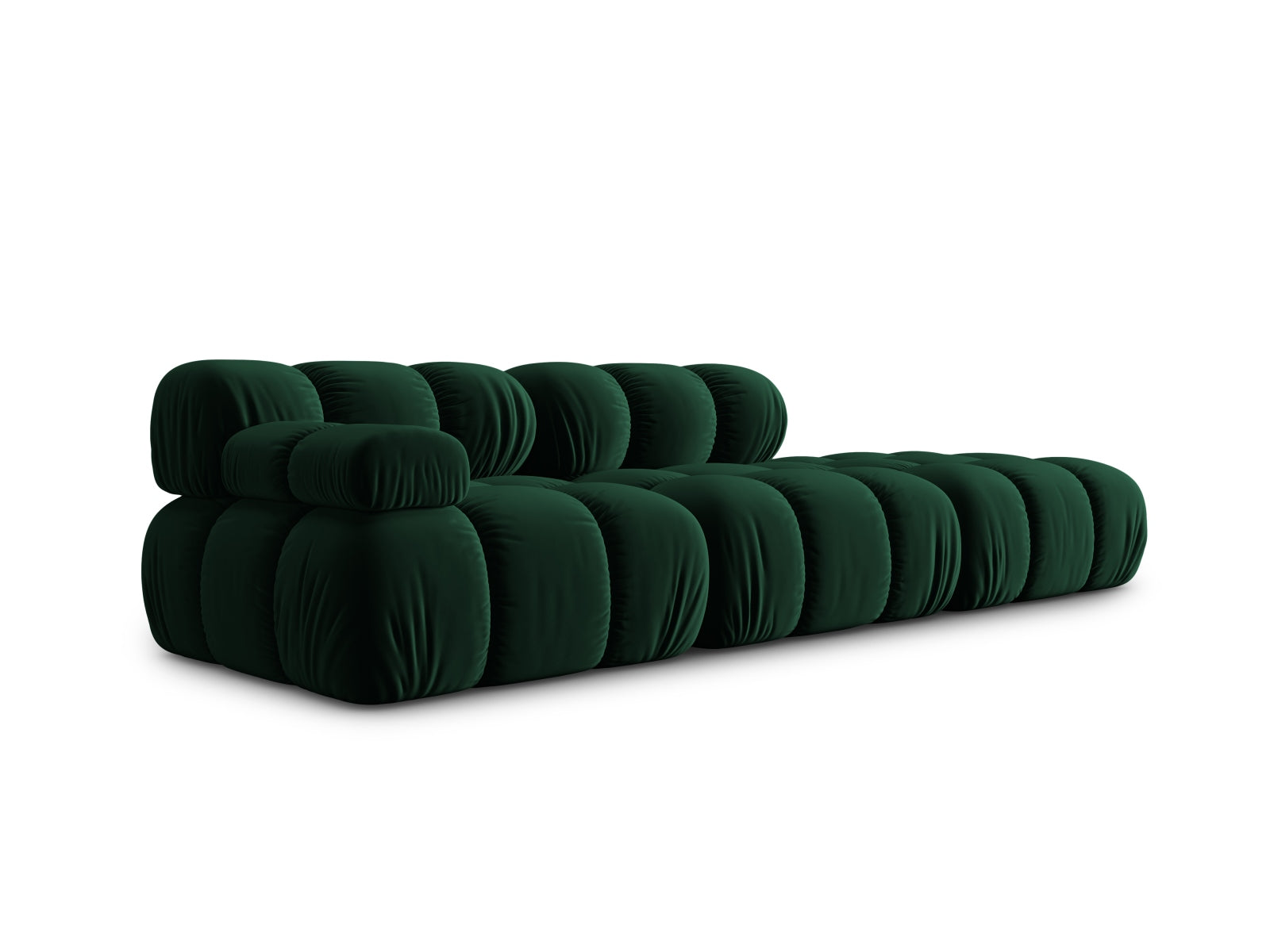 Erleben Sie das Bellis Velour Sofa von Micadoni – ein elegantes, modulares 4-Sitzer Sofa in hochwertigem Velour, perfekt für stilvolle Wohnräume.