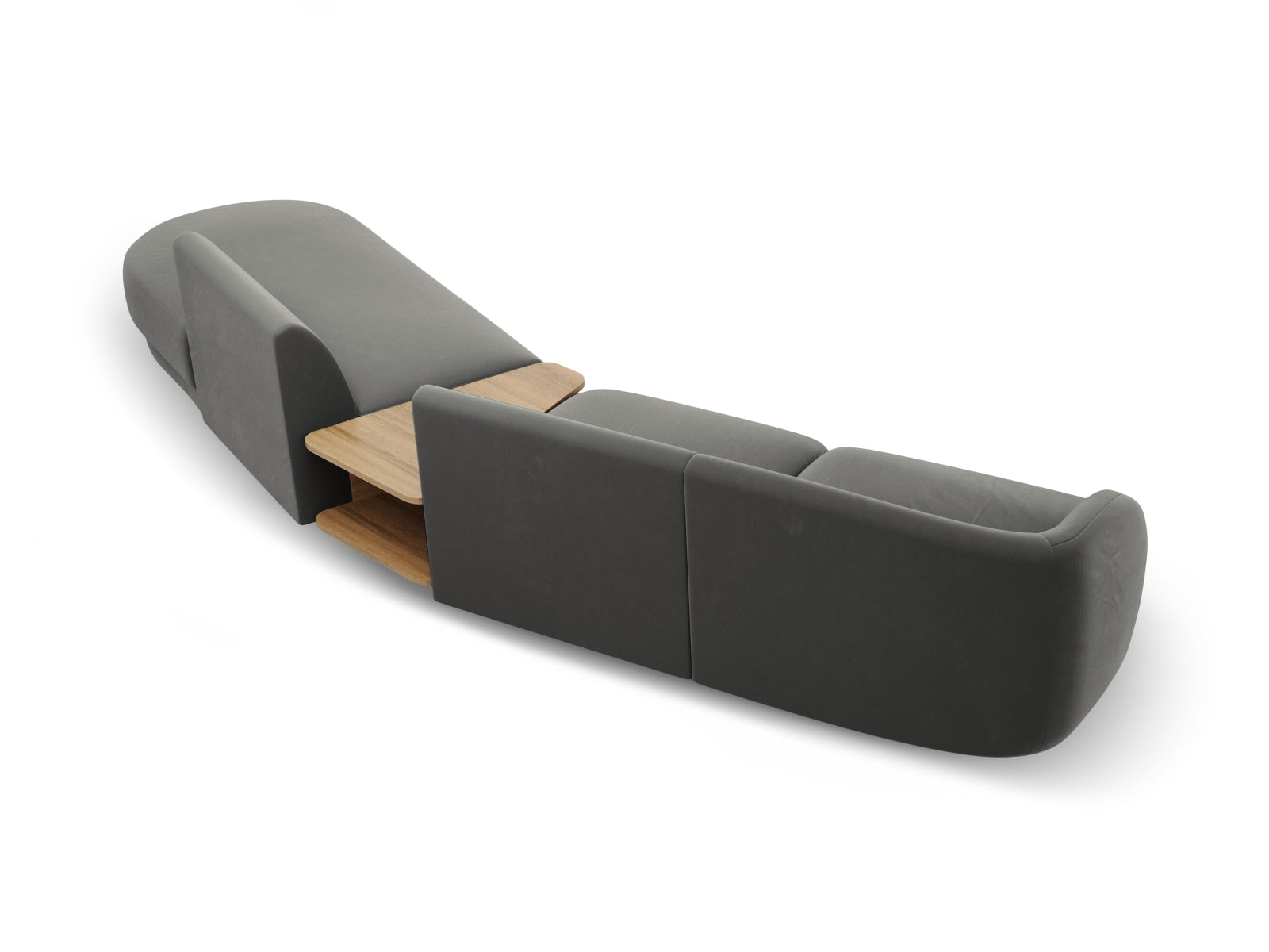 Erleben Sie das Miley Velour Sofa von Micadoni – ein elegantes, modulares 4-Sitzer Sofa, das Stil, Komfort und Anpassungsfähigkeit für Ihr Zuhause bietet.