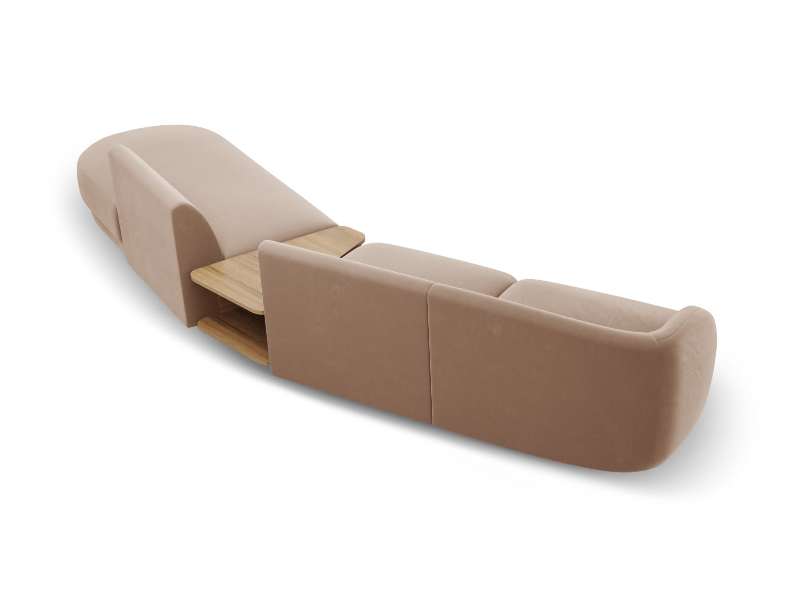 Erleben Sie das Miley Velour Sofa rechts von Micadoni – ein elegantes 4-Sitzer-Modell, das Komfort und individuelle Gestaltungsmöglichkeiten für Ihr Zuhause bietet.