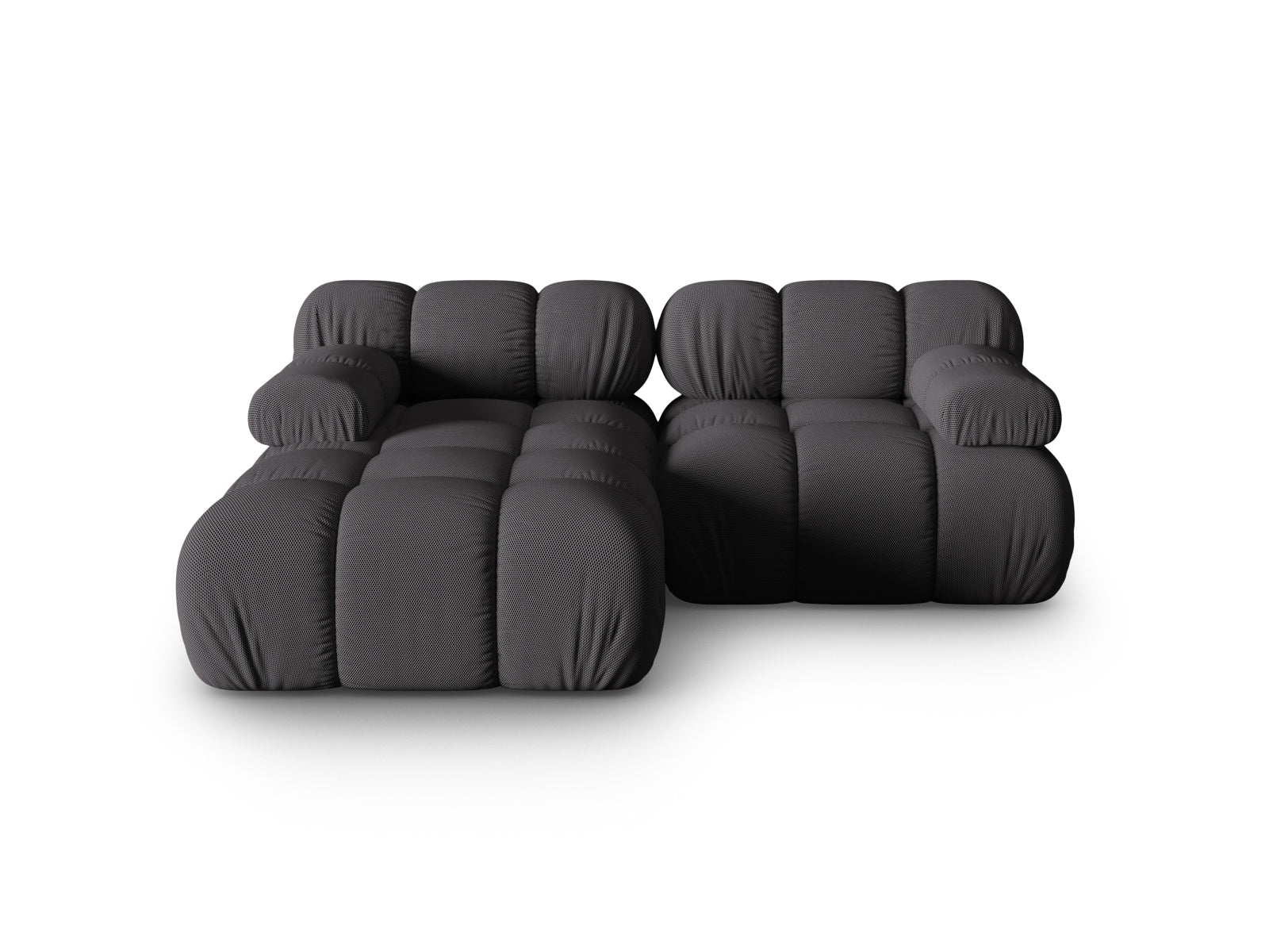 Bellis Modulares Ecksofa links 3 Sitzer 155cm in Espresso-Sonic präsentiert im Onlineshop von KAQTU Design AG. L-Sofa links ist von Micadoni