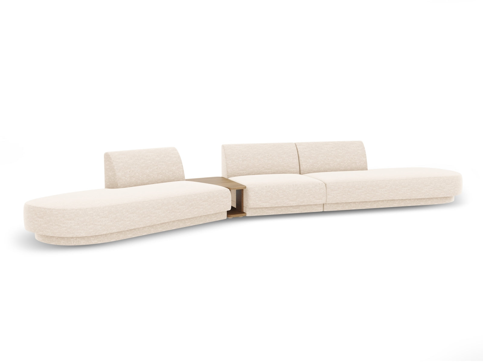 Entdecken Sie das Miley 5-Sitzer Sofa von Micadoni – ein elegantes, modulares L-Sofa, das Komfort und Stil für Ihr Zuhause bietet.