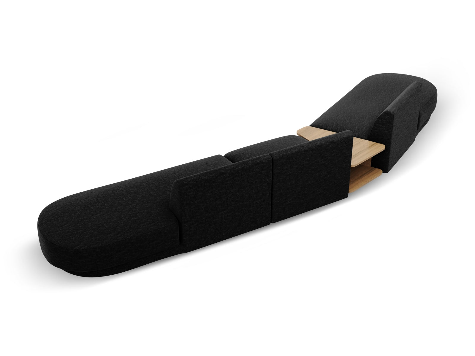 Erleben Sie das Miley 5-Sitzer Sofa von Micadoni – ein stilvolles, modulares Möbelstück, das Komfort und Anpassungsfähigkeit für Ihr Zuhause bietet.