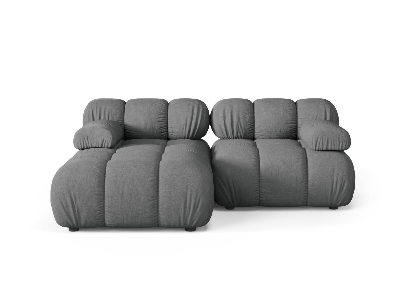 3-Sitzer Ecksofa links modular Bellis in Grey-Liberty präsentiert im Onlineshop von KAQTU Design AG. Ecksofa links ist von Micadoni
