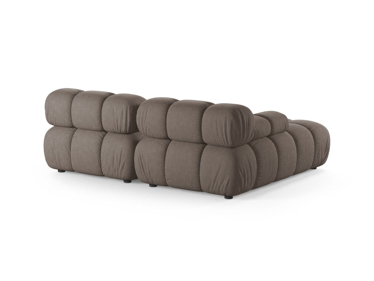 3-Sitzer Ecksofa links modular Bellis in Cappuccino-Liberty präsentiert im Onlineshop von KAQTU Design AG. Ecksofa links ist von Micadoni