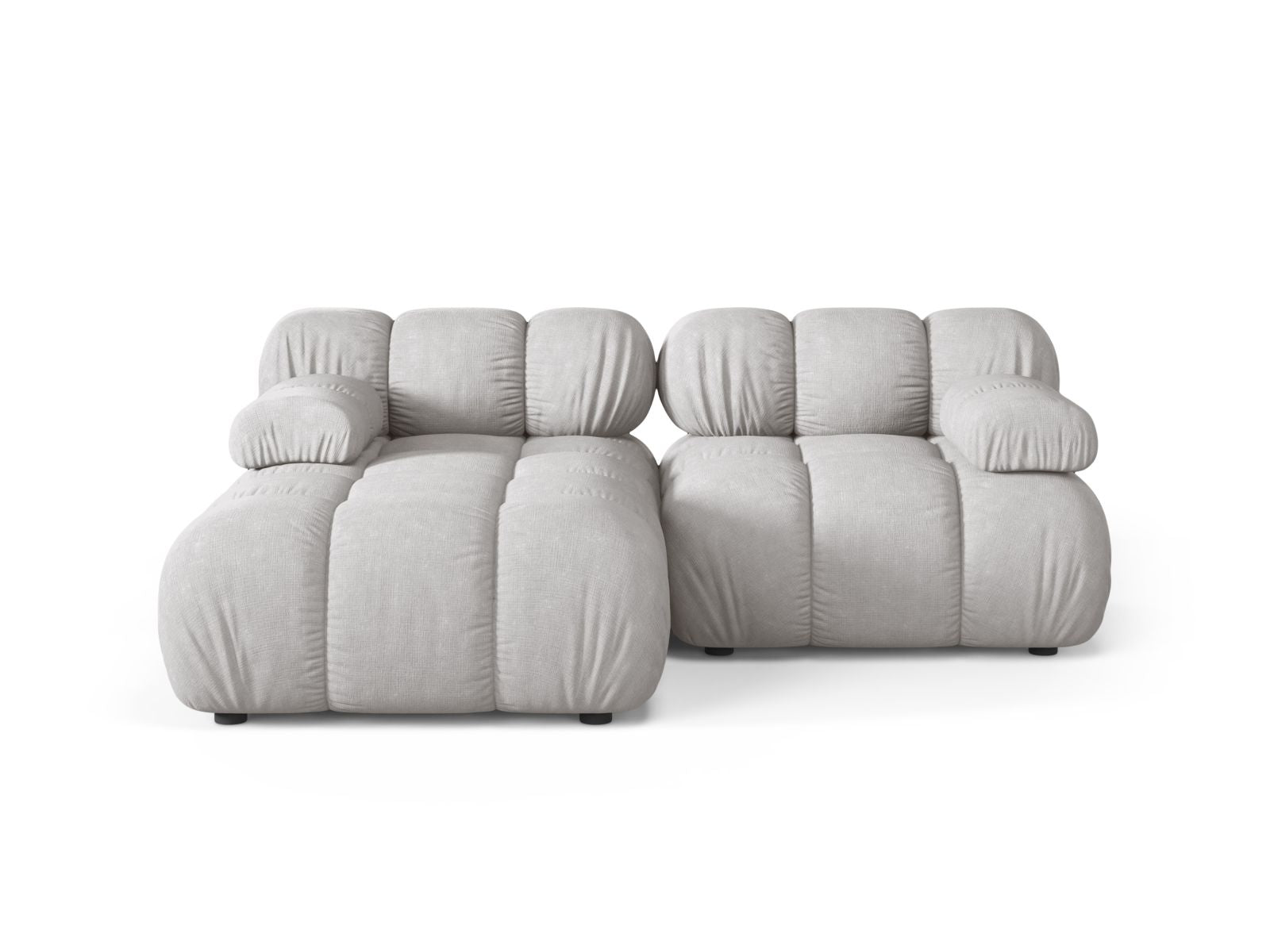 3-Sitzer Ecksofa links modular Bellis in Light Grey-Liberty präsentiert im Onlineshop von KAQTU Design AG. Ecksofa links ist von Micadoni