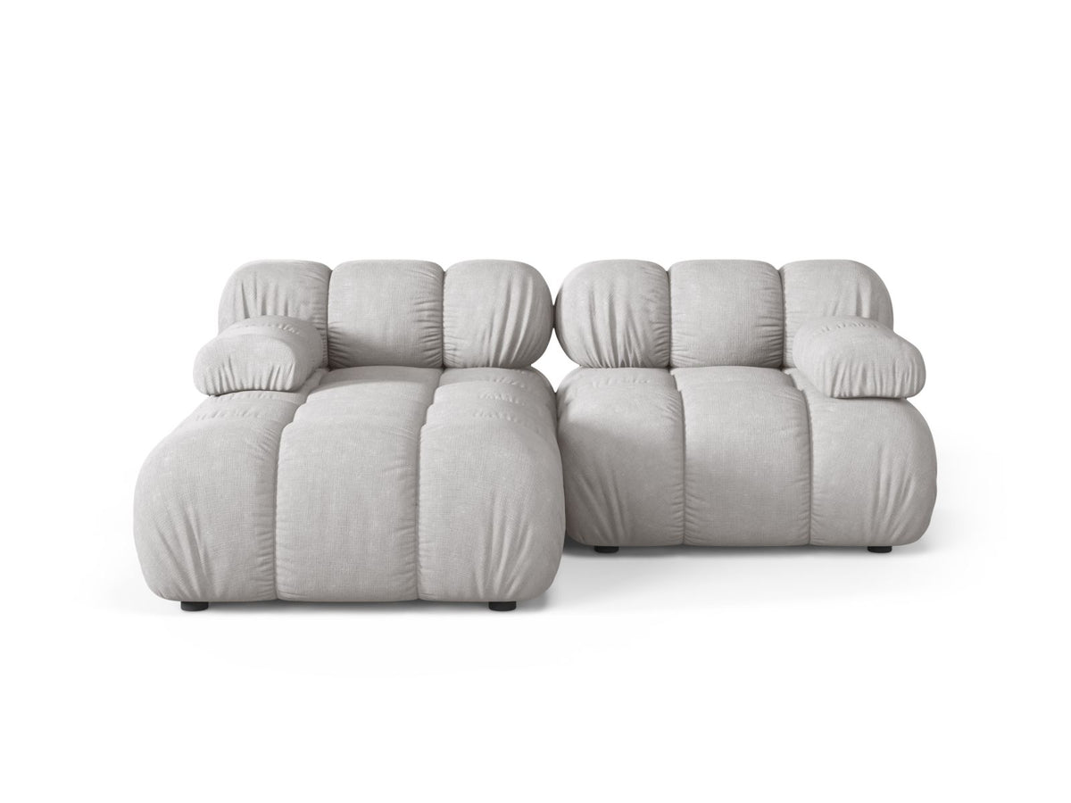 3-Sitzer Ecksofa links modular Bellis in Light Grey-Liberty präsentiert im Onlineshop von KAQTU Design AG. Ecksofa links ist von Micadoni