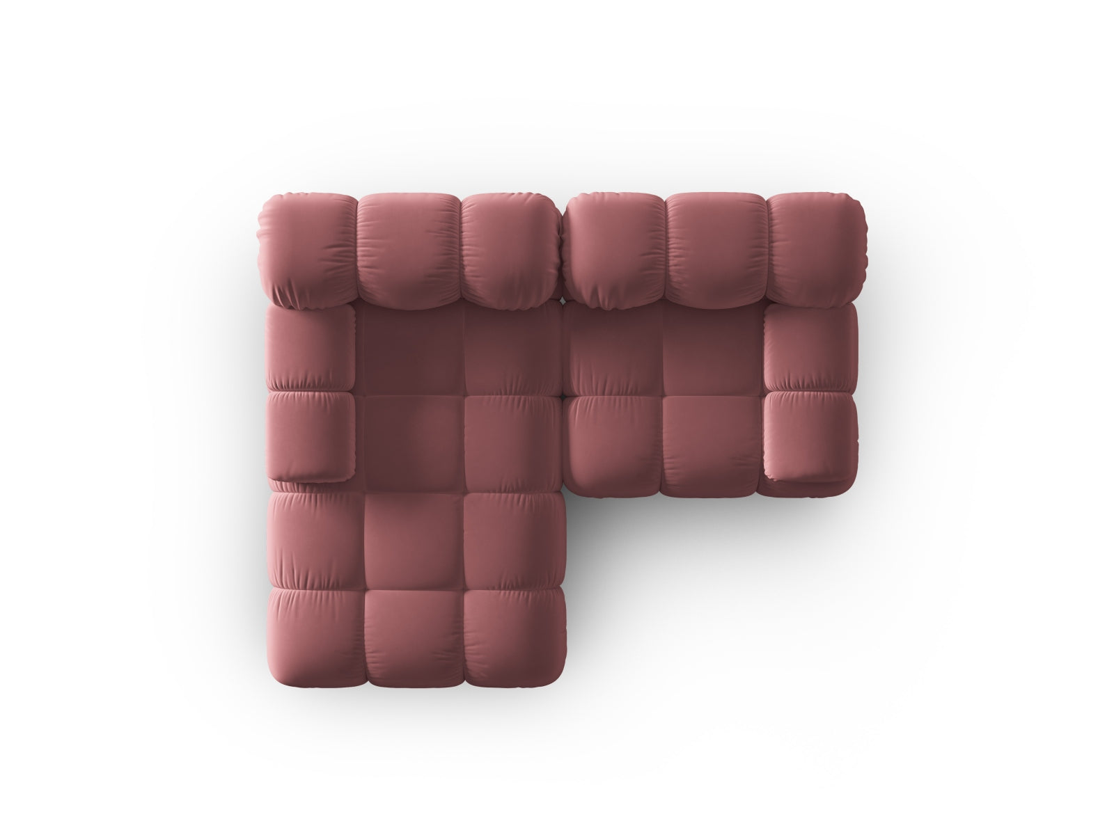 Entdecken Sie das Bellis Velour Ecksofa links von Micadoni – ein stilvolles 3-Sitzer Sofa (155 cm) mit hochwertigem Velourstoff und modularer Flexibilität für Ihr Zuhause.