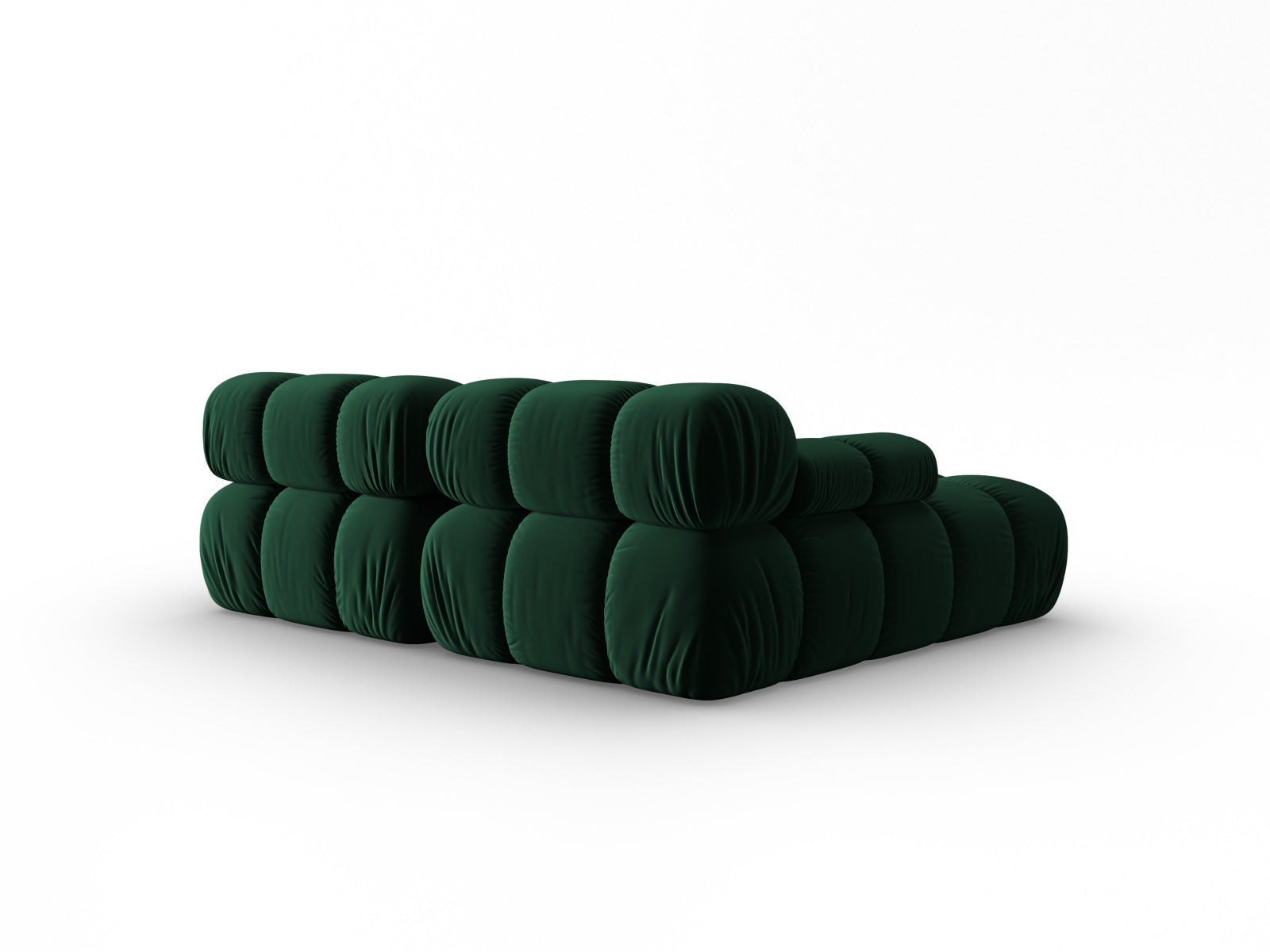 Erleben Sie das Bellis Velour Ecksofa links von Micadoni – ein elegantes 3-Sitzer Sofa (155 cm) mit luxuriösem Velourstoff, modularer Anpassungsfähigkeit und hohem Sitzkomfort.