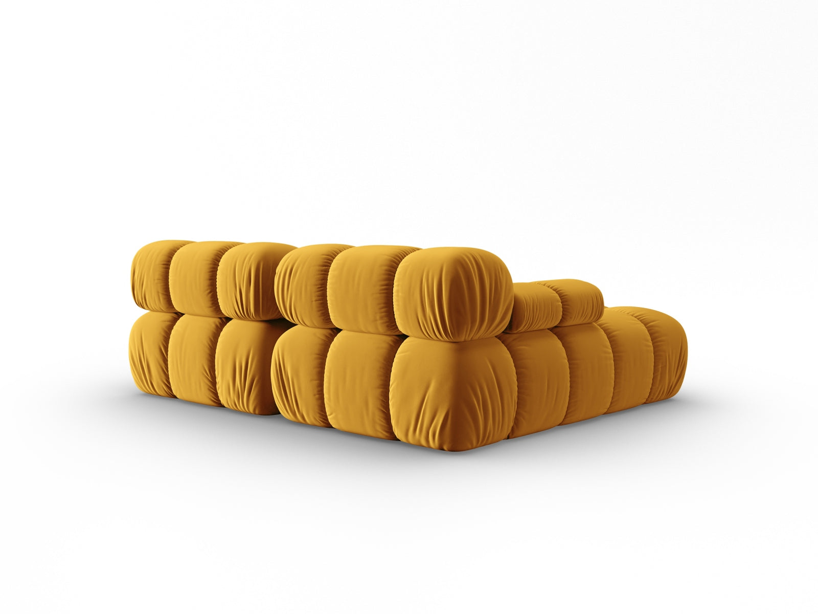 Erleben Sie das Bellis Velour Ecksofa links – ein luxuriöses 3-Sitzer Sofa (155 cm) mit hochwertigem Velourstoff, ideal für stilvolle Wohnräume und individuelle Anpassungen.