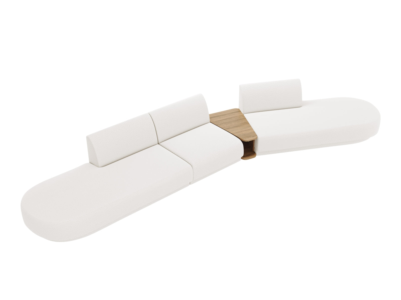 Entdecken Sie das elegante Miley Modulares Sofa rechts 5 Sitzer von Micadoni – ideal für stilvolle Wohnräume und gesellige Abende.