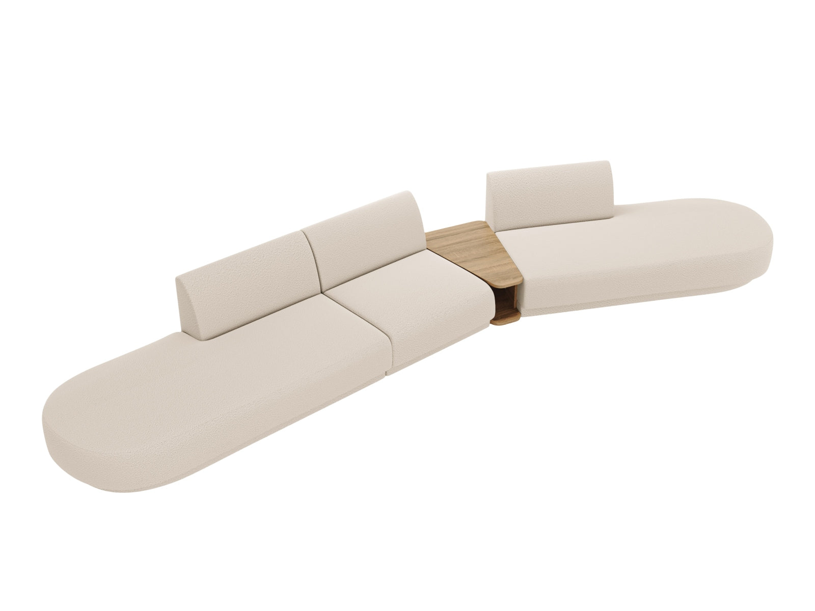 Entdecken Sie das elegante Miley Modulares Sofa rechts 5 Sitzer von Micadoni – ideal für stilvolle Wohnräume und gesellige Abende.