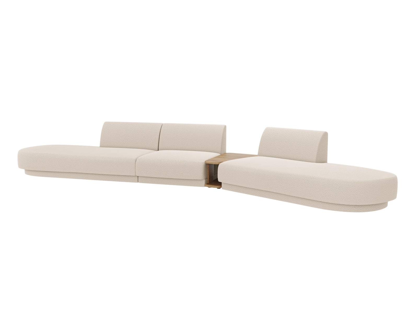 Erleben Sie das Miley Modulares Sofa rechts 5 Sitzer von Micadoni – ein stilvolles, anpassbares Möbelstück für höchsten Komfort und modernes Design.