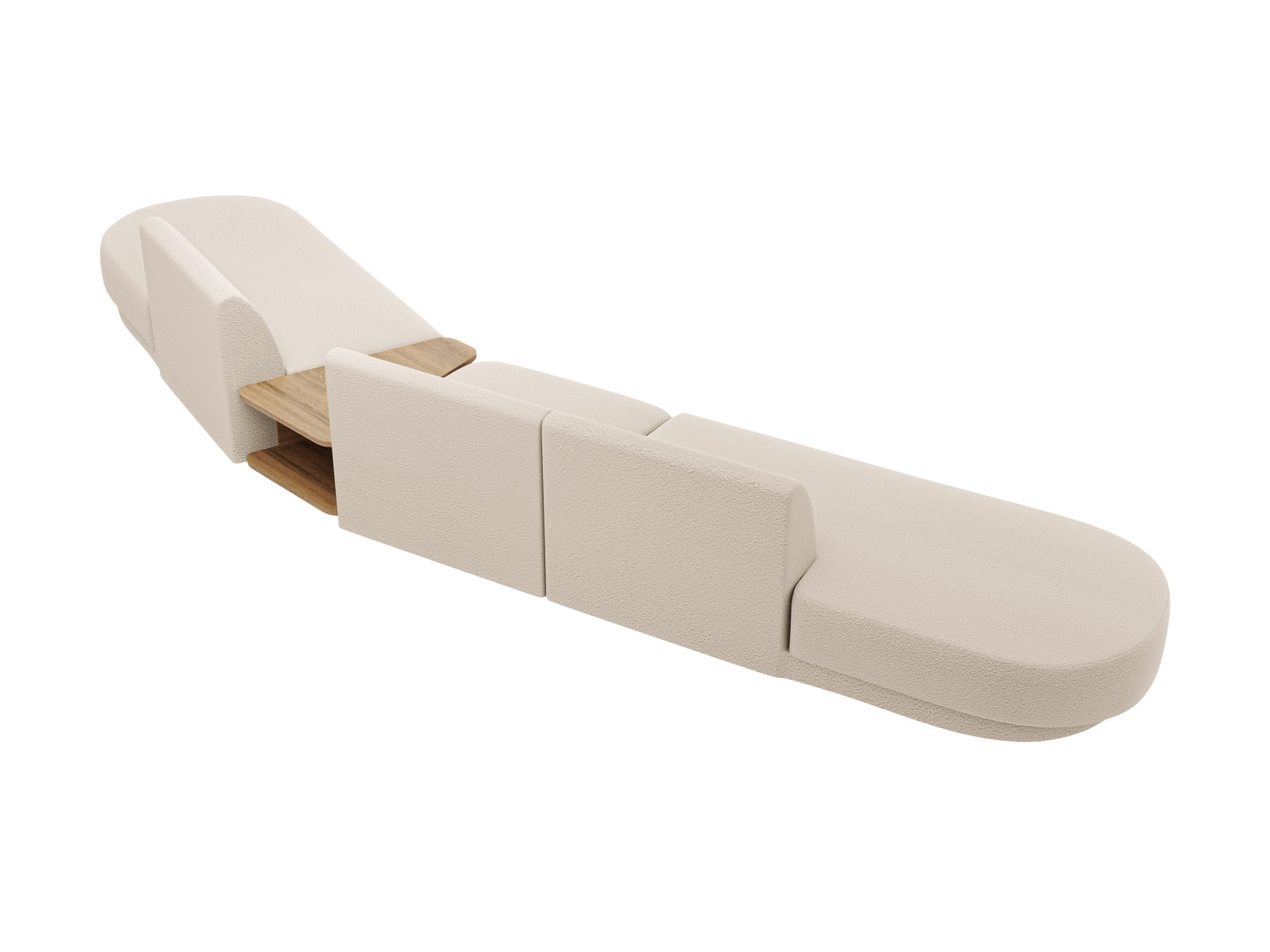 Entdecken Sie das Miley Modulares Sofa rechts 5 Sitzer von Micadoni – ein elegantes, flexibles Sofa, das Komfort und Stil in Ihr Zuhause bringt.