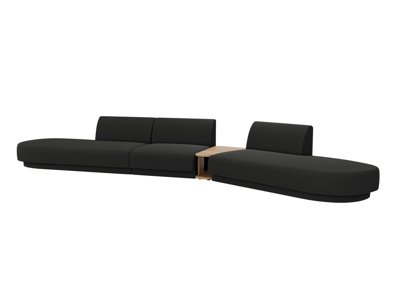 Erleben Sie das Miley Modulares Sofa rechts 5 Sitzer von Micadoni – ein stilvolles, anpassbares Möbelstück für höchsten Komfort und modernes Design.
