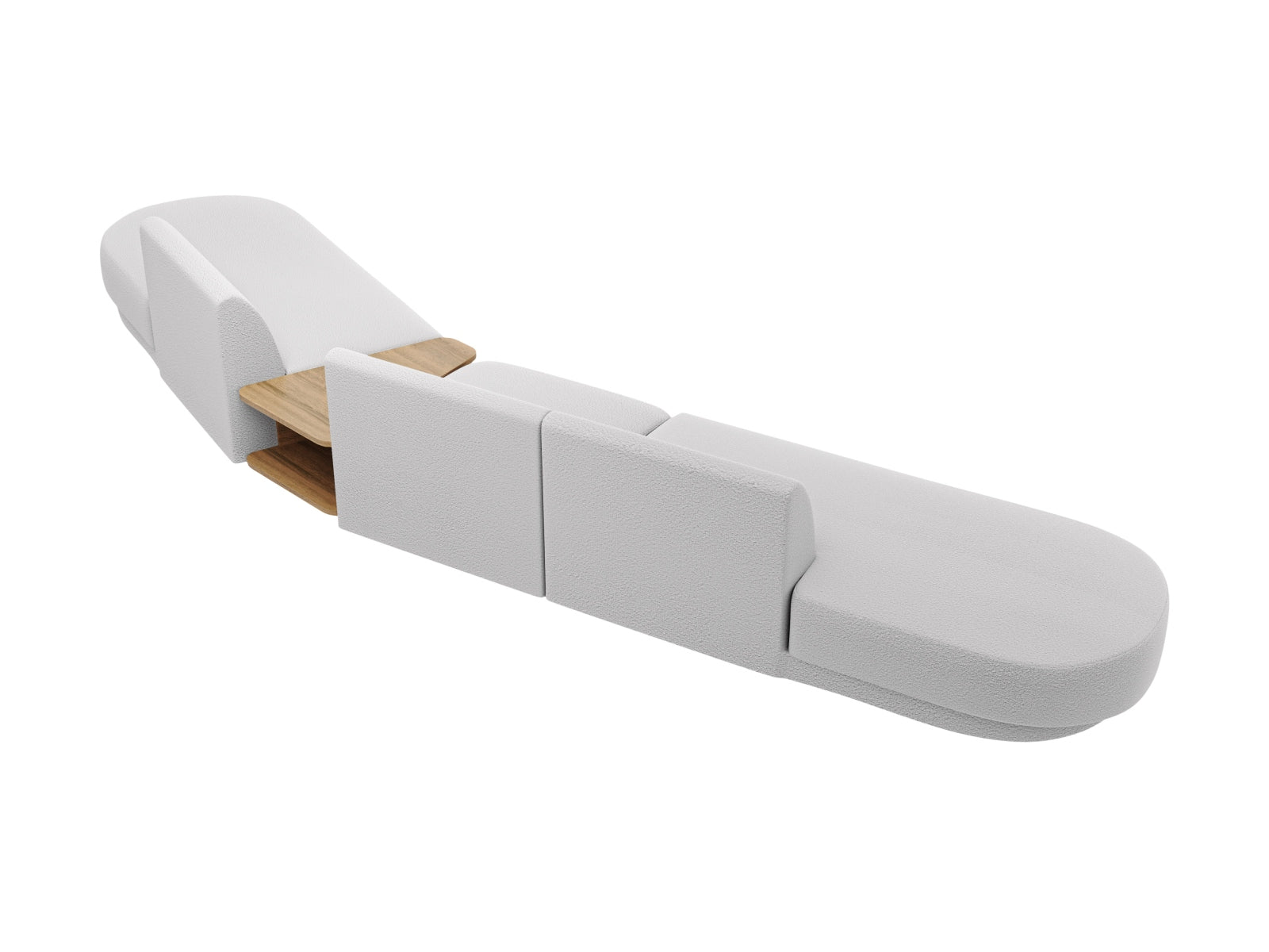 Entdecken Sie das Miley Modulares Sofa rechts 5 Sitzer von Micadoni – ein elegantes, flexibles Sofa, das Komfort und Stil in Ihr Zuhause bringt.