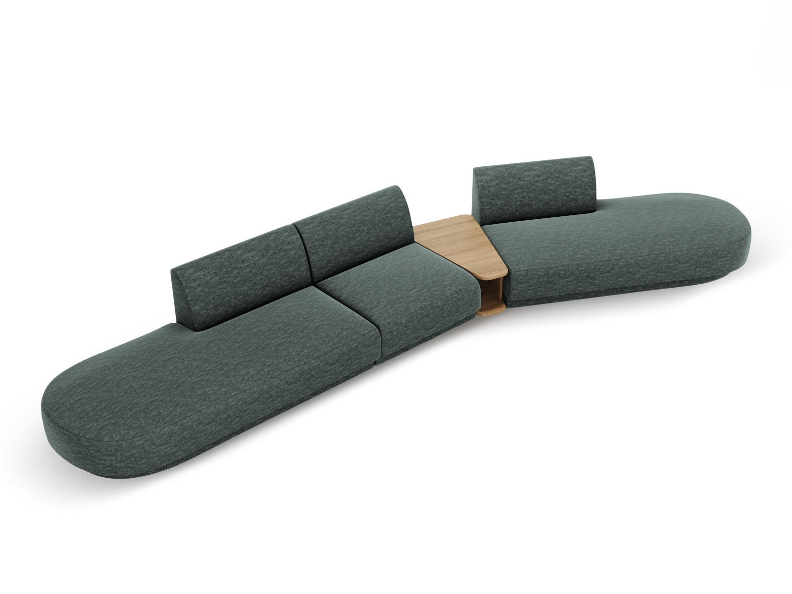 Erleben Sie das Miley Modulares Sofa rechts 5 Sitzer von Micadoni – ein stilvolles, anpassbares Möbelstück für höchsten Komfort und modernes Design.
