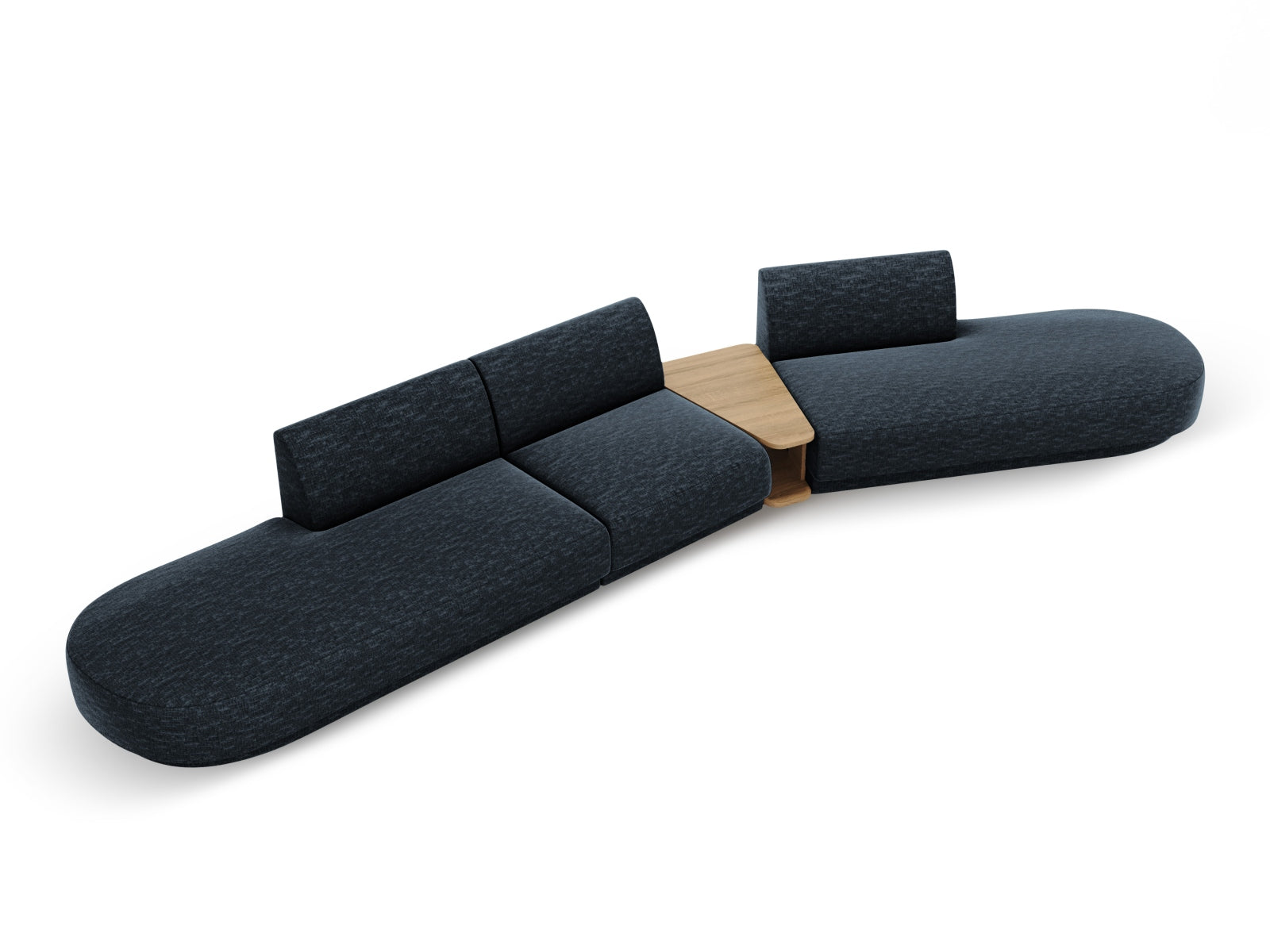 Erleben Sie das Miley Modulares Sofa rechts 5 Sitzer von Micadoni – ein stilvolles, anpassbares Möbelstück für höchsten Komfort und modernes Design.